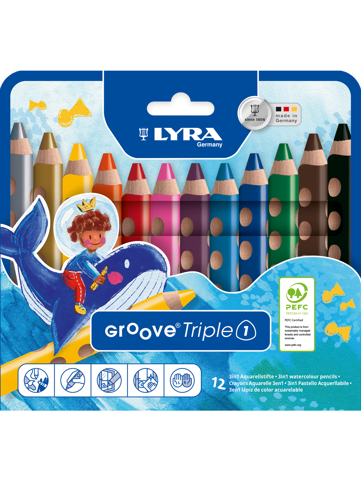 Lyra Groove Triple 1 12 pcs, Hobbyartikel