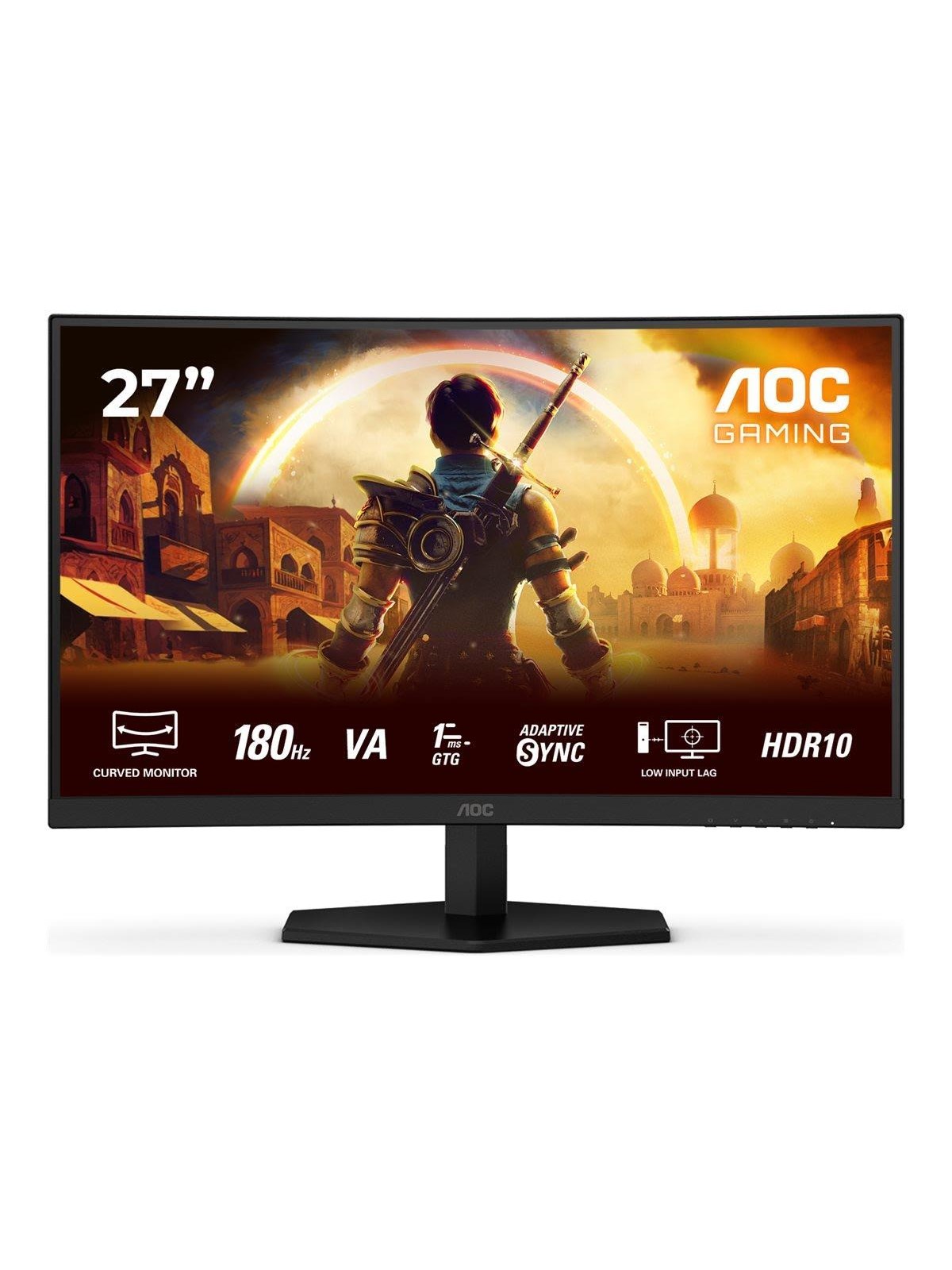 27" AOC Gaming C27G42E - 1920x1080 (FHD) - 180Hz - VA, Computerskærm