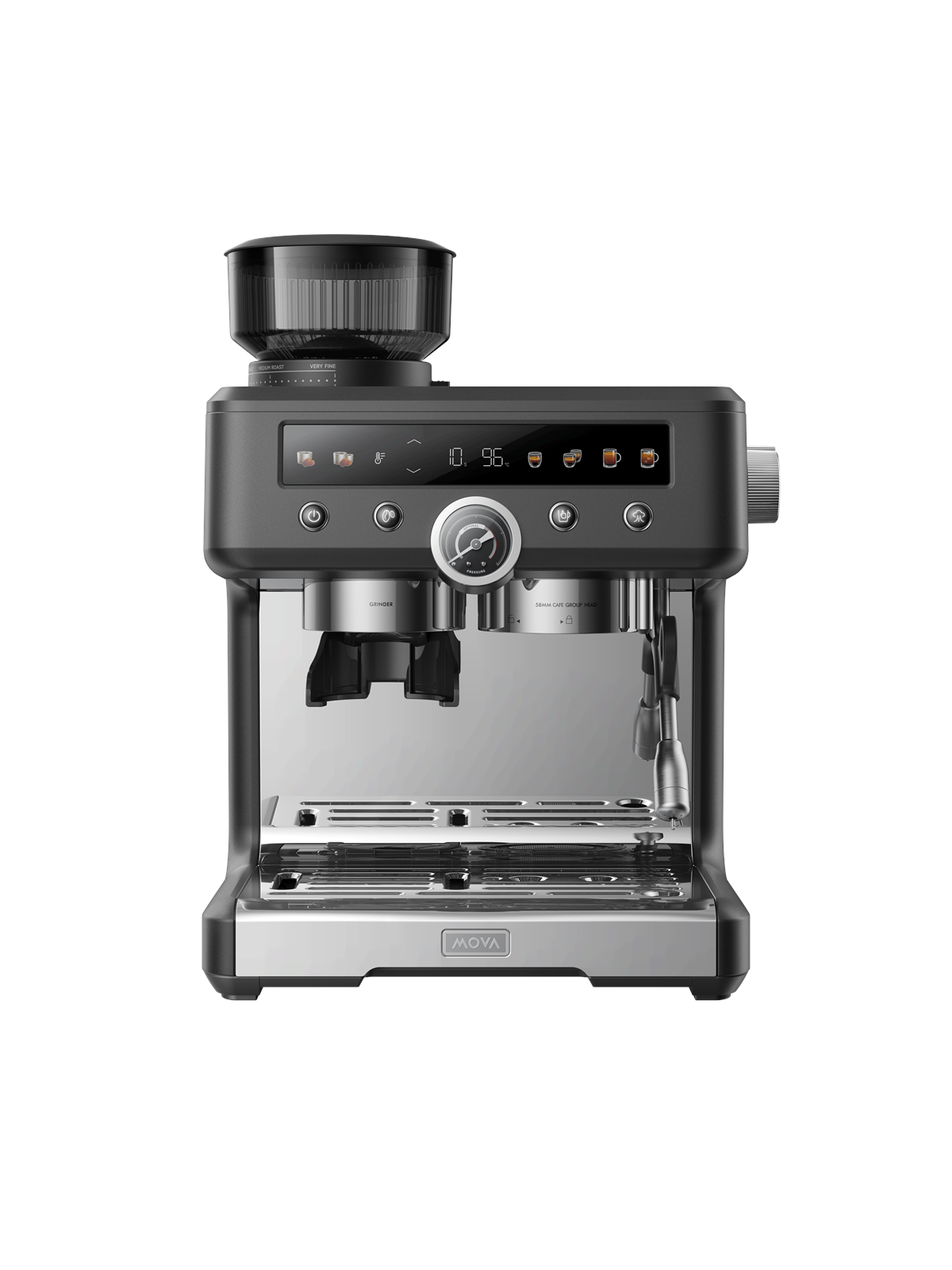 MOVA S20 Pro Black Automatic Espresso Machine, Kaffemaskine