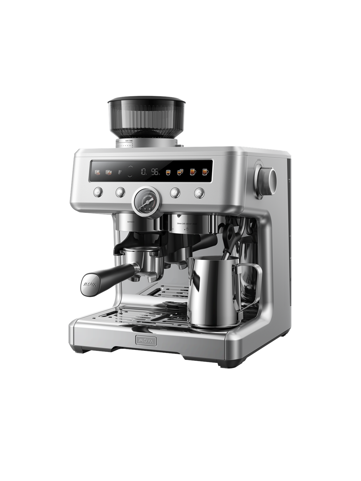 MOVA S20 Pro Silver automatisk espressomaskine, Kaffemaskine