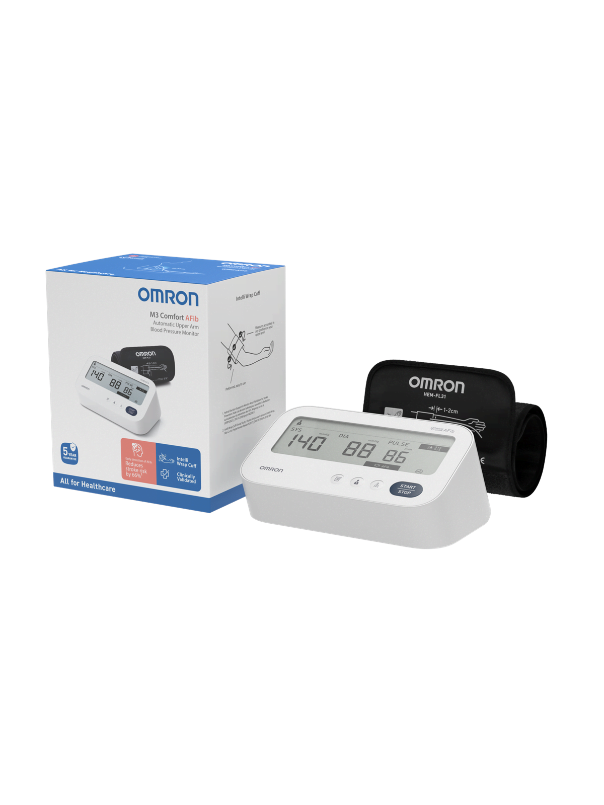 Omron Blodtryksmåler M3 Comfort AFib