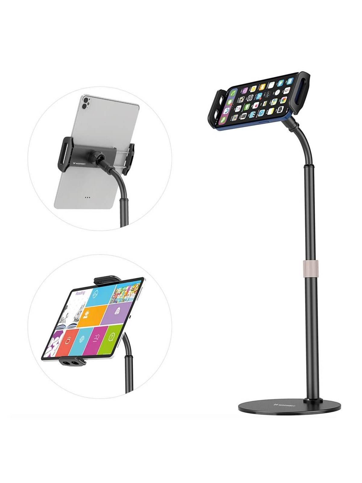 Wozinsky Tablet and Phone Desk Stand Black (WTHBK4), Mobil Tilbehør
