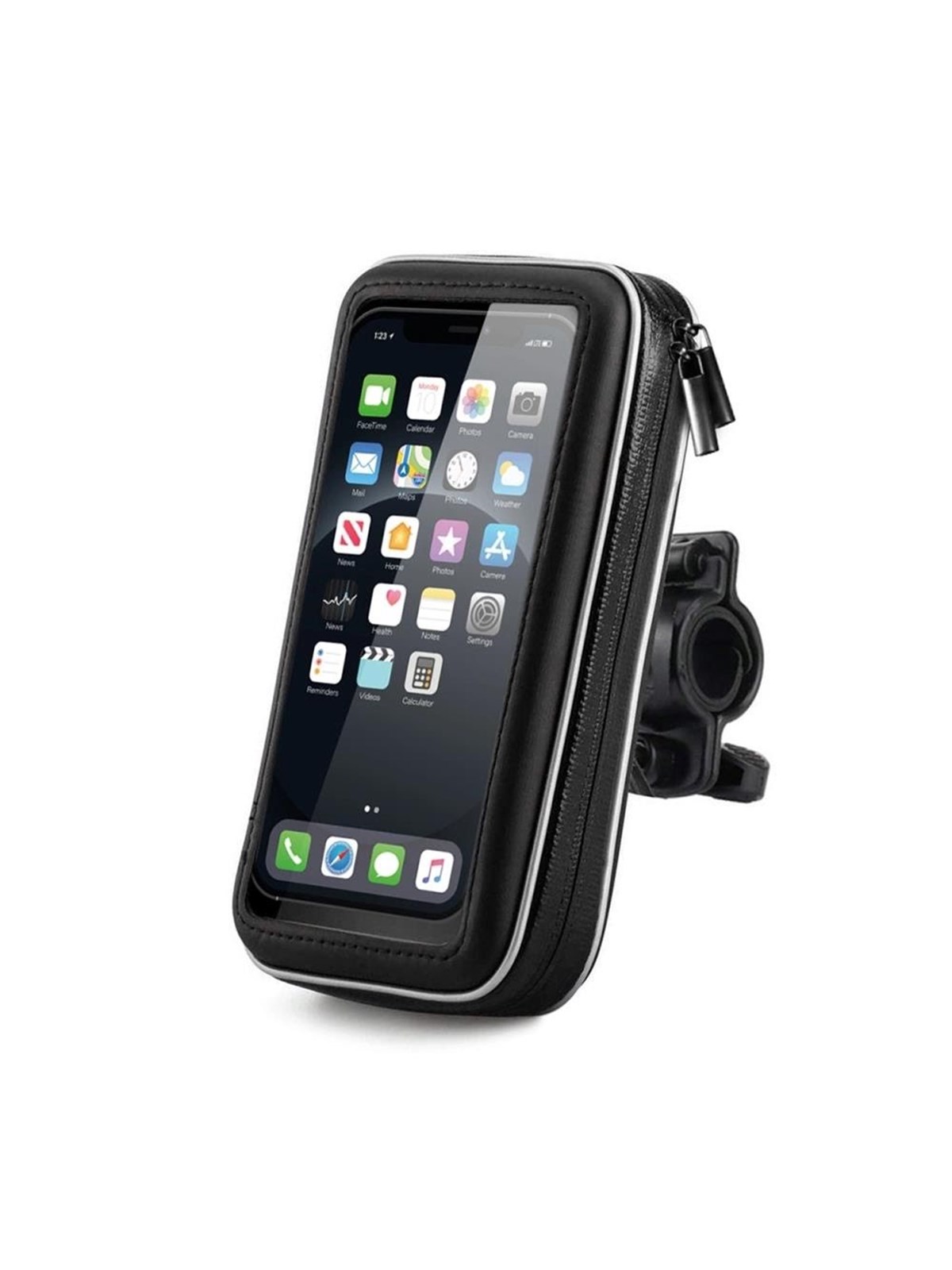 Wozinsky phone holder for bike motorcycle scooter black (WBHBK7), Mobil Tilbehør