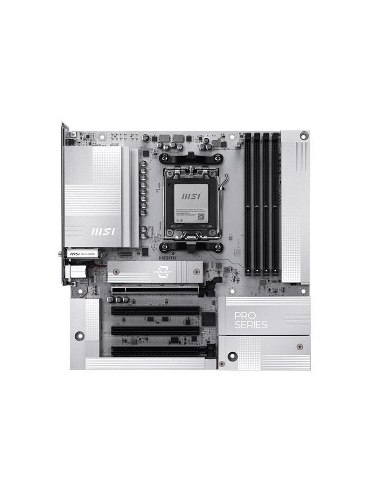 MSI PRO B850M-A WIFI PZ - motherboard - micro ATX - Socket AM5 - AMD B850 Bundkort - AMD B850 - AMD AM5 socket - DDR5 RAM - Micro-ATX