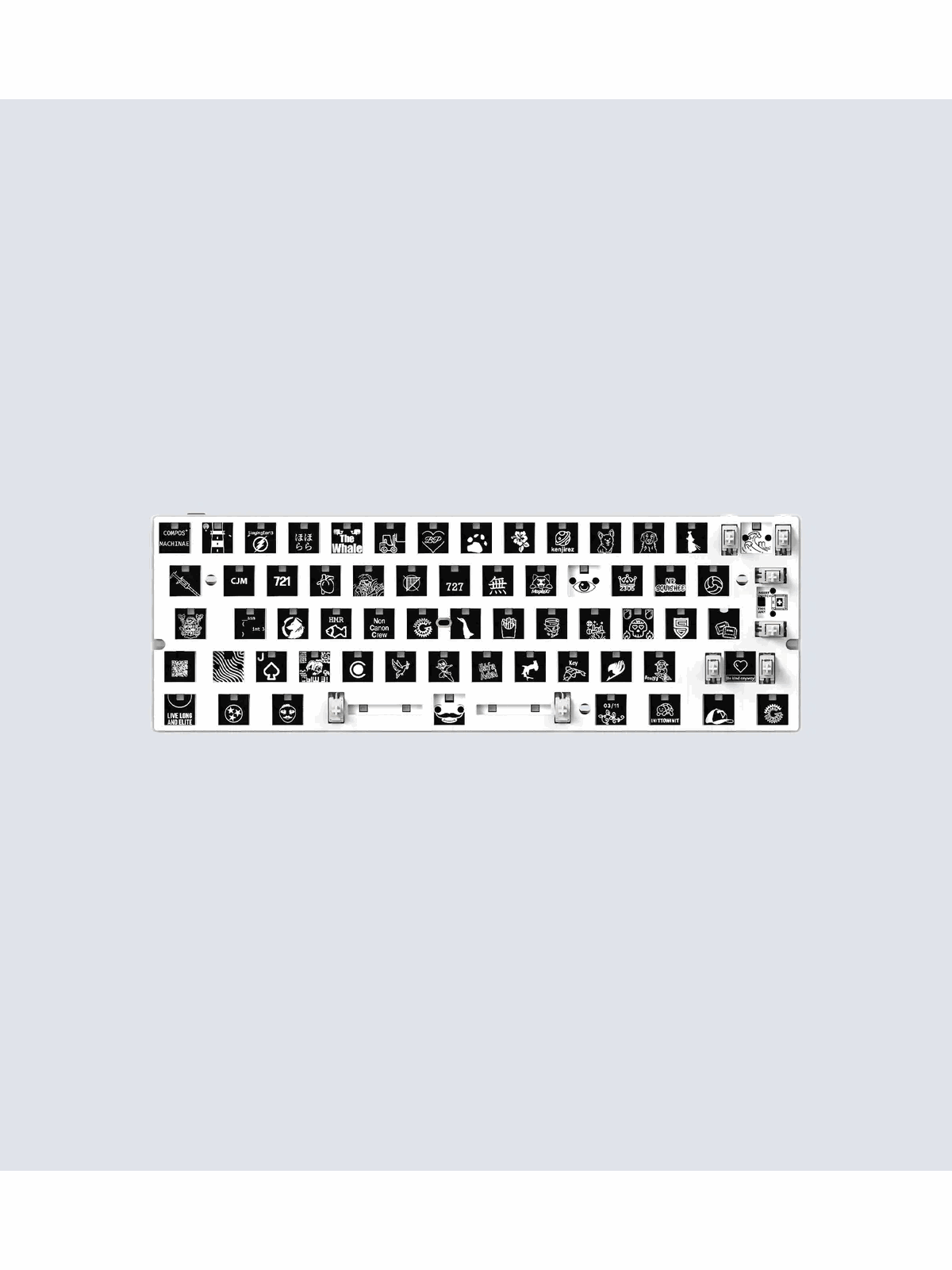 Wooting 60HE v2 Module - Keyboard Module - ISO, Tastatur