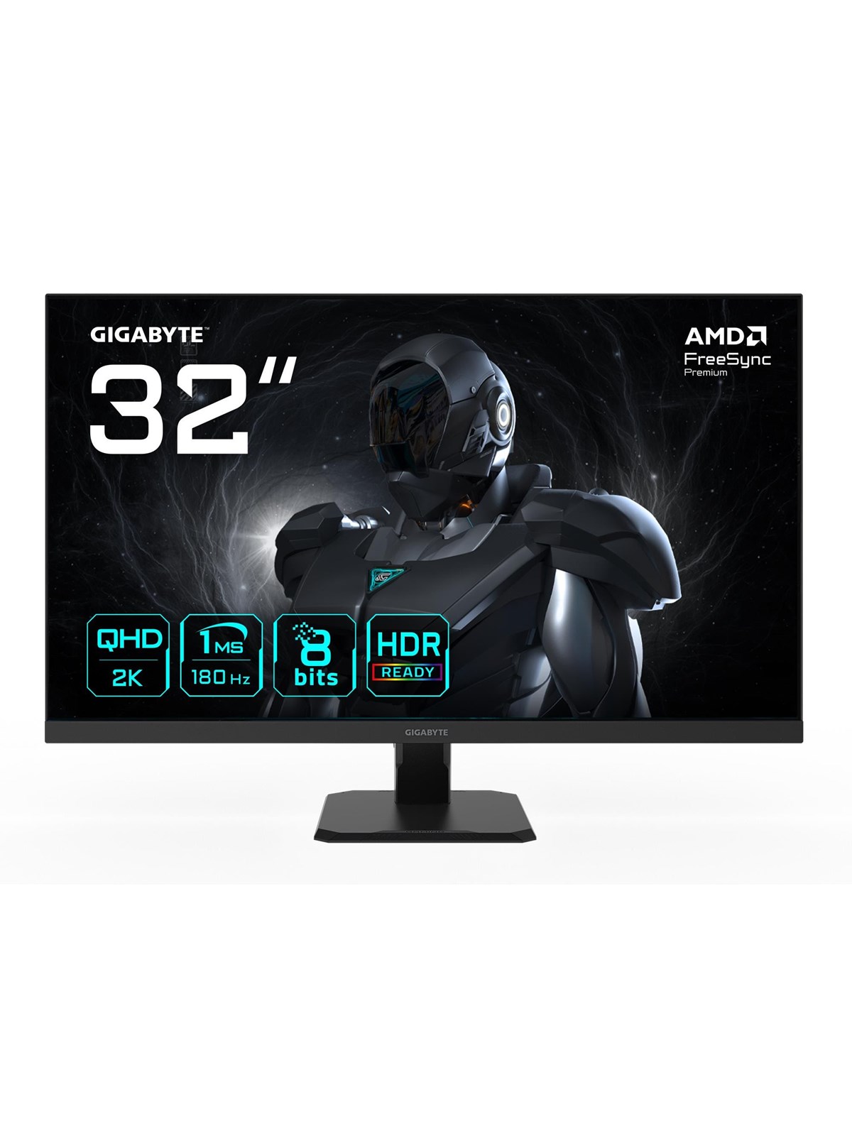 32" GIGABYTE GS32QA - 2560x1440 (QHD) - 180Hz - IPS, Computerskærm