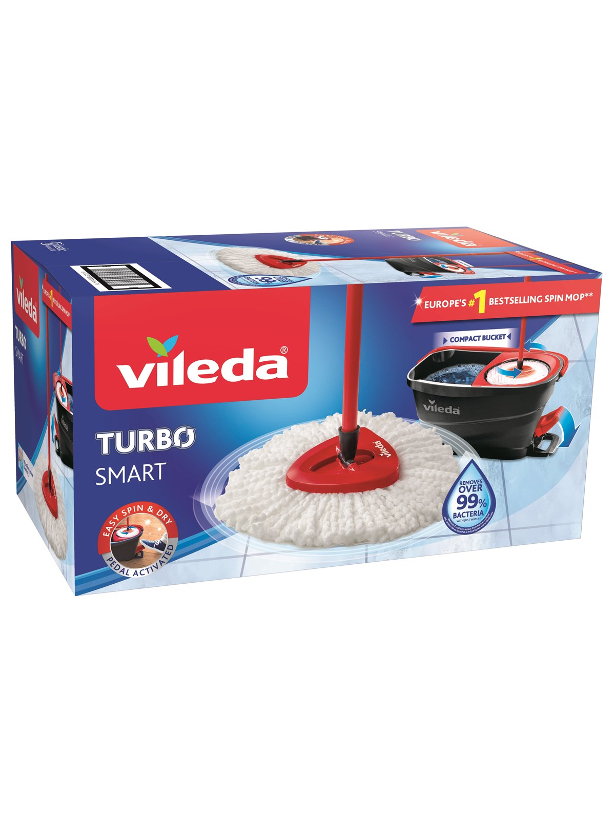 Vileda Turbo Smart, Rengøring