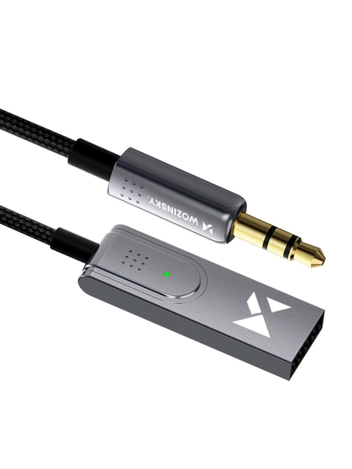 Wozinsky WTODB Bluetooth 5.3 Audio Adapter / AUX Audio Receiver, Audiokabel