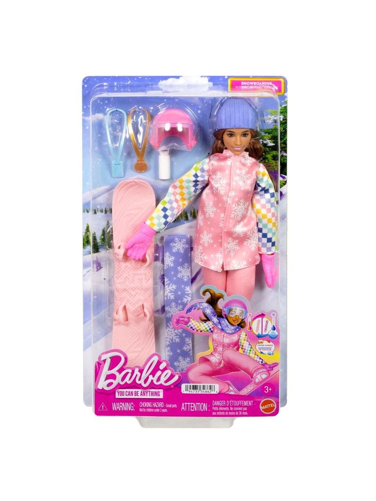 Barbie Career Deluxe Snowboarder, Dukker Og Dukketilbehoer