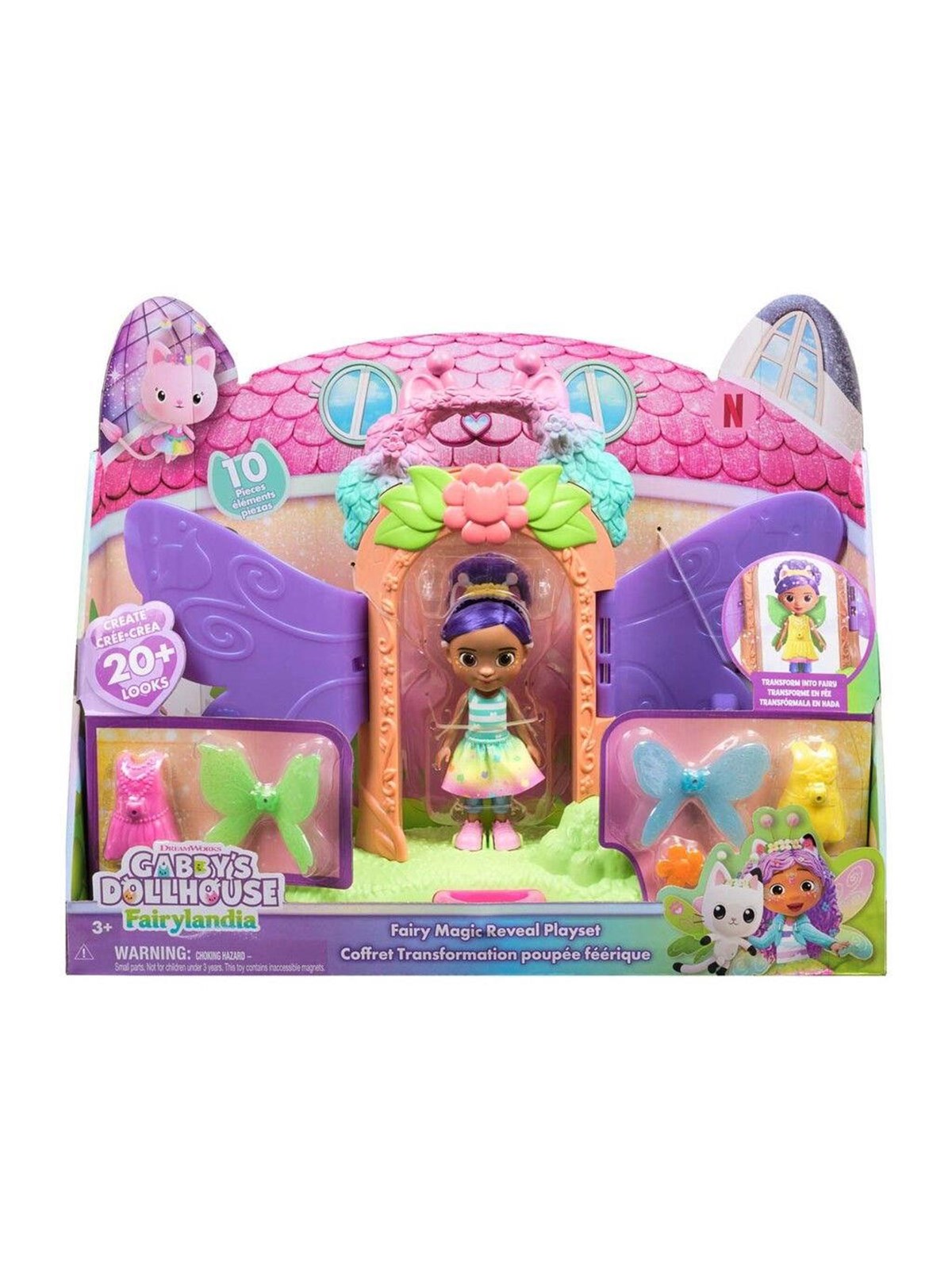 Gabby's Dollhouse Fairy Magic Reveal Playset, Legesæt
