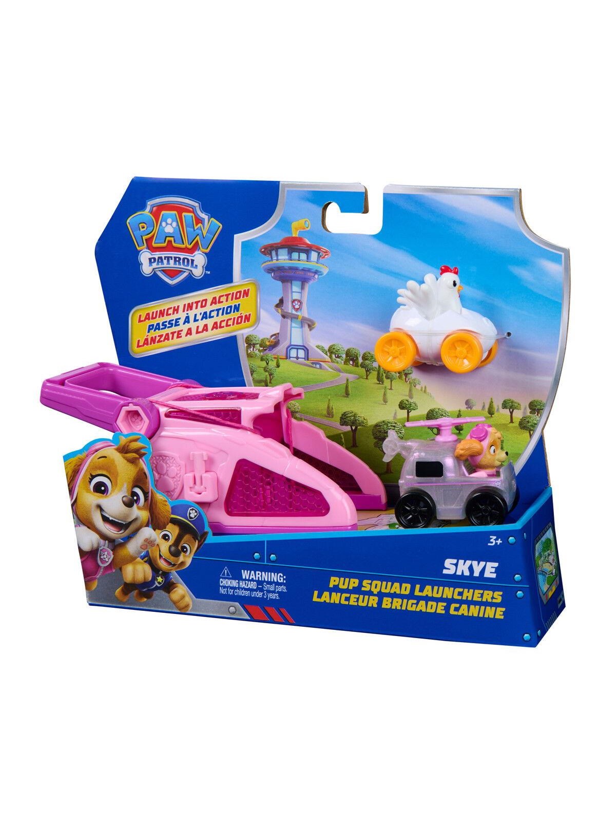 Paw Patrol Pup Squad Launcher - Skye, Legetøjsbil