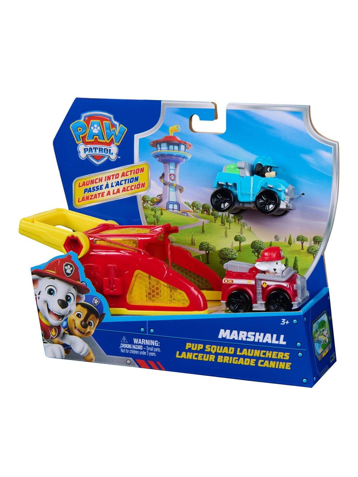 Paw Patrol Pup Squad Launcher - Marshall, Legetøjsbil