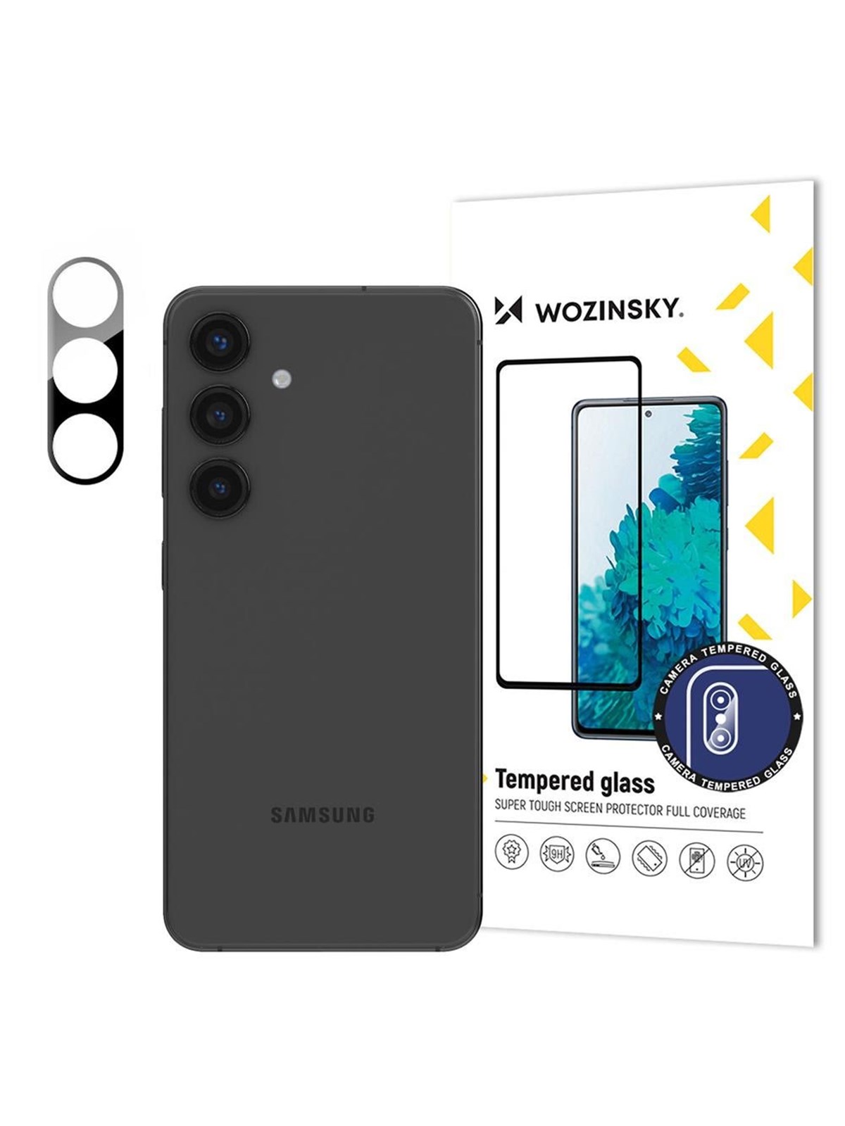 Wozinsky 9H Tempered Glass for Full Camera Glass for Samsung Galaxy S24