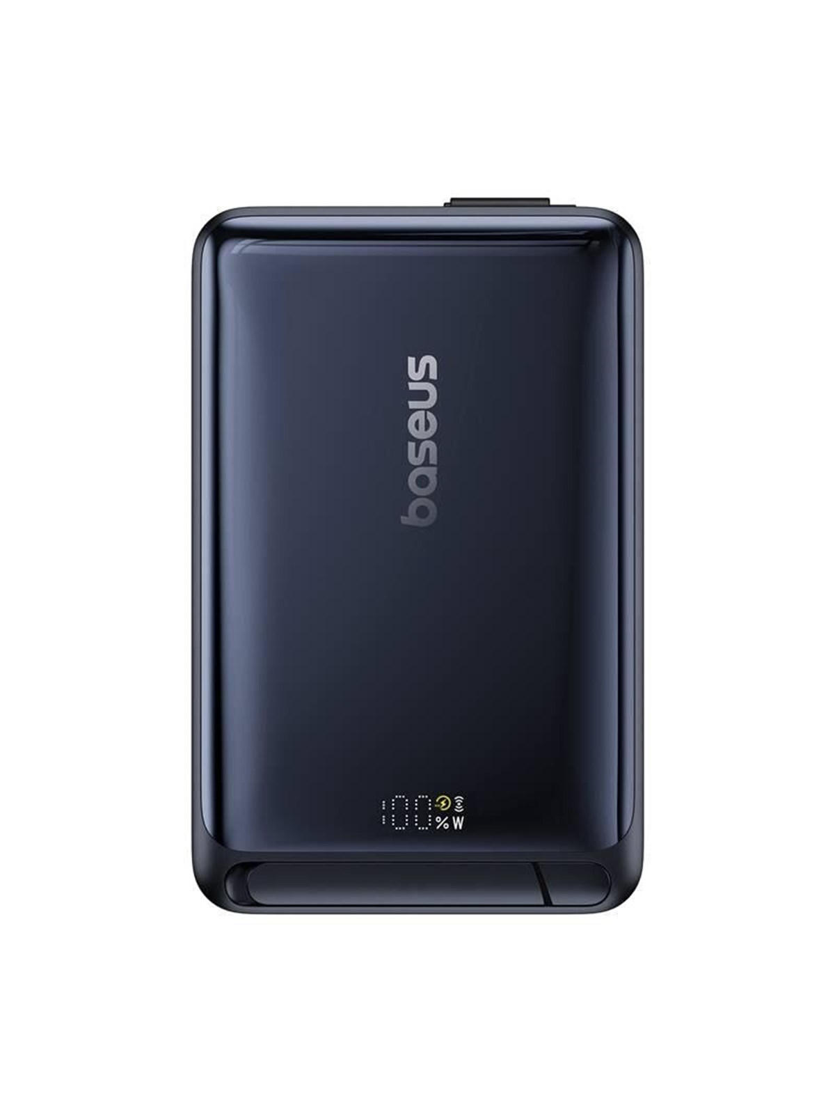 Baseus Nomos Qi2 Magnetic 45W USB-C Powerbank - Sort - 10000 mAh, Powerbank
