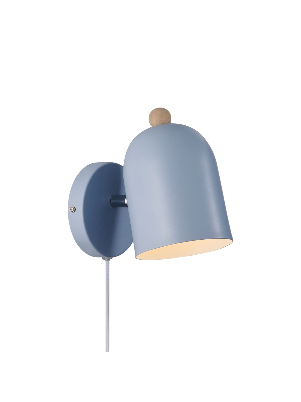 Nordlux Gaston væglampe, blå, Lampe