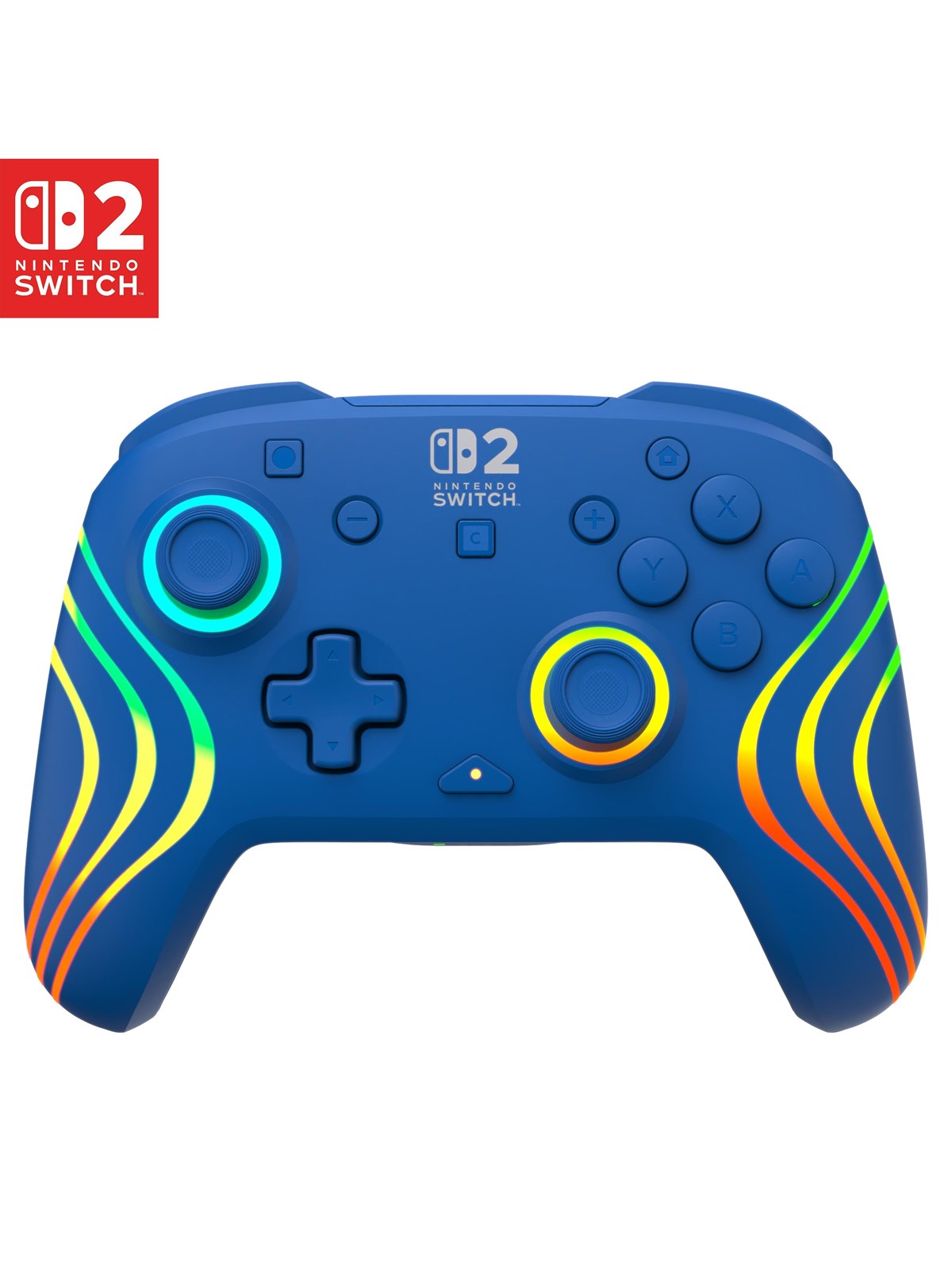 Turtle Beach Afterglow Wave - Blue - Wireless Controller - Nintendo Switch 2