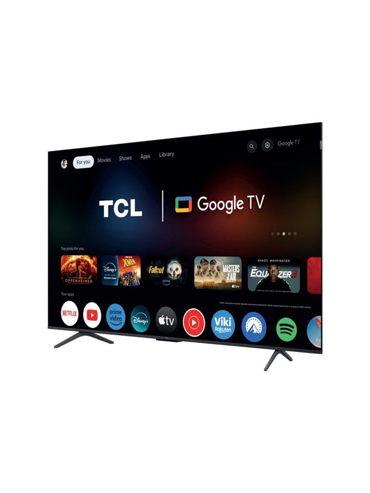 TCL 55" Fladskærms TV LED 4K 55T8C T8C Series - 55" Class (54.5" viewable) LED-backlit LCD TV - QLED - 4K