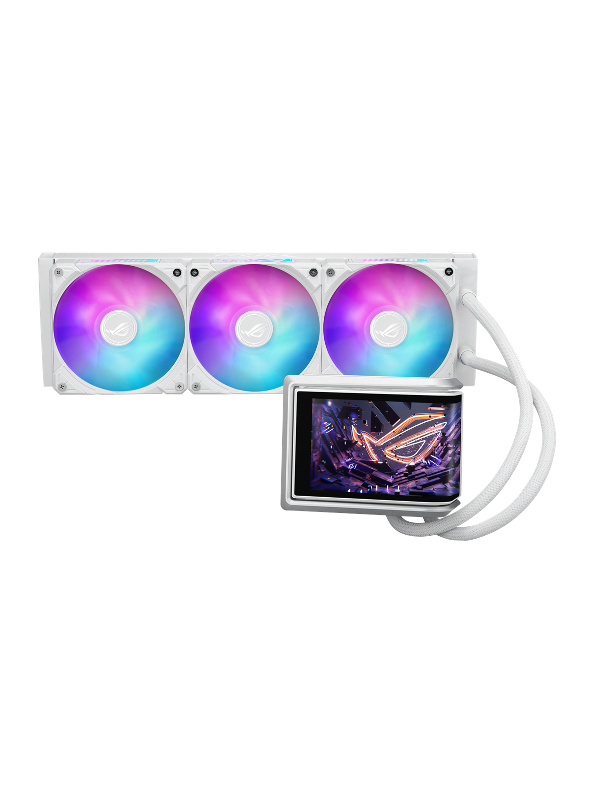 ASUS ROG RYUO IV 360 ARGB WHITE - CPU Vandkøling - Max 30 dBA, Cpu Køler