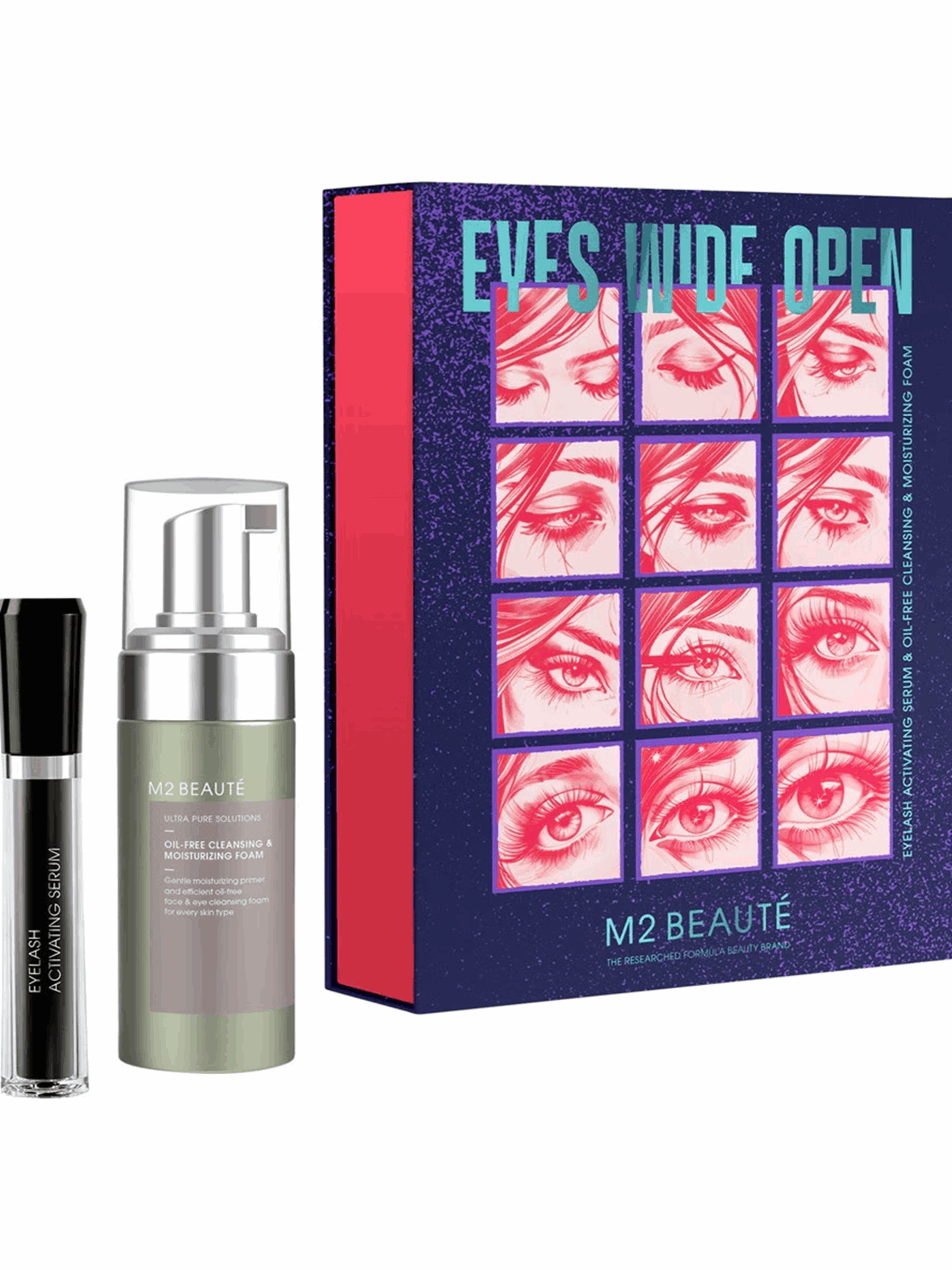 M2 Beauté Eyes Wide Open Giftset, Gaveaesker