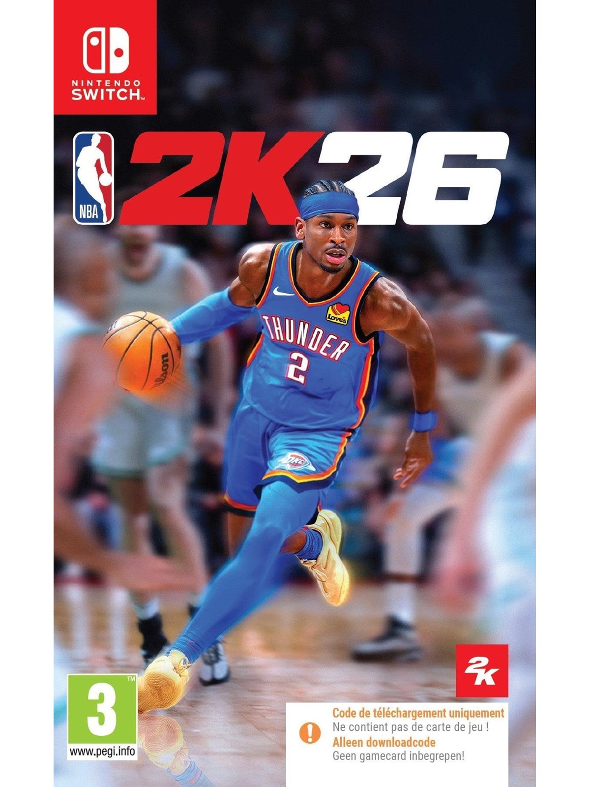 NBA 2K26 (Code in a Box) - Nintendo Switch - Sport