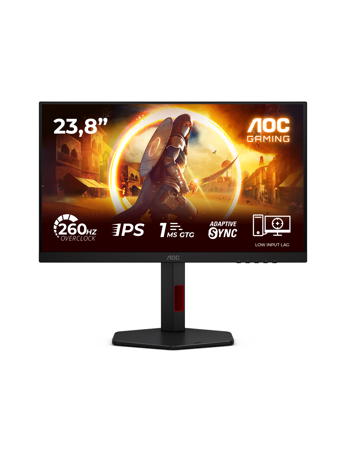 AOC 24G4ZR - 1920x1080 (FHD) - 260Hz - IPS, Computerskærm