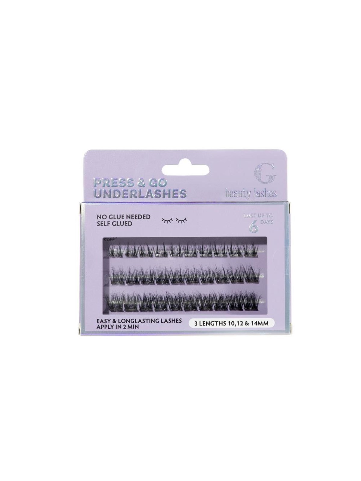 G Beauty Lashes Press & Go Underlashes - Date, Makeup