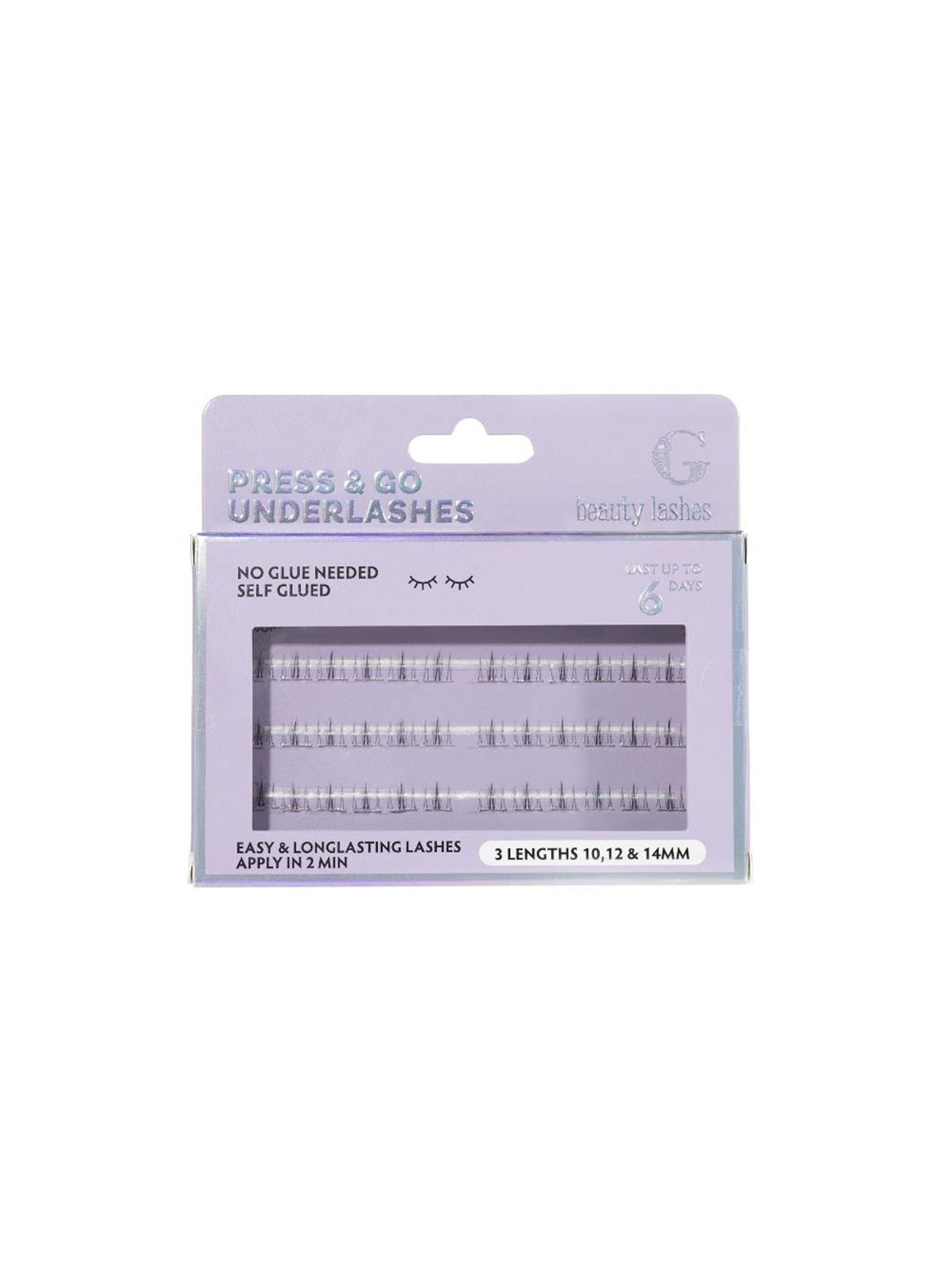 G Beauty Lashes Press & Go lower lashes Vivid, Makeup