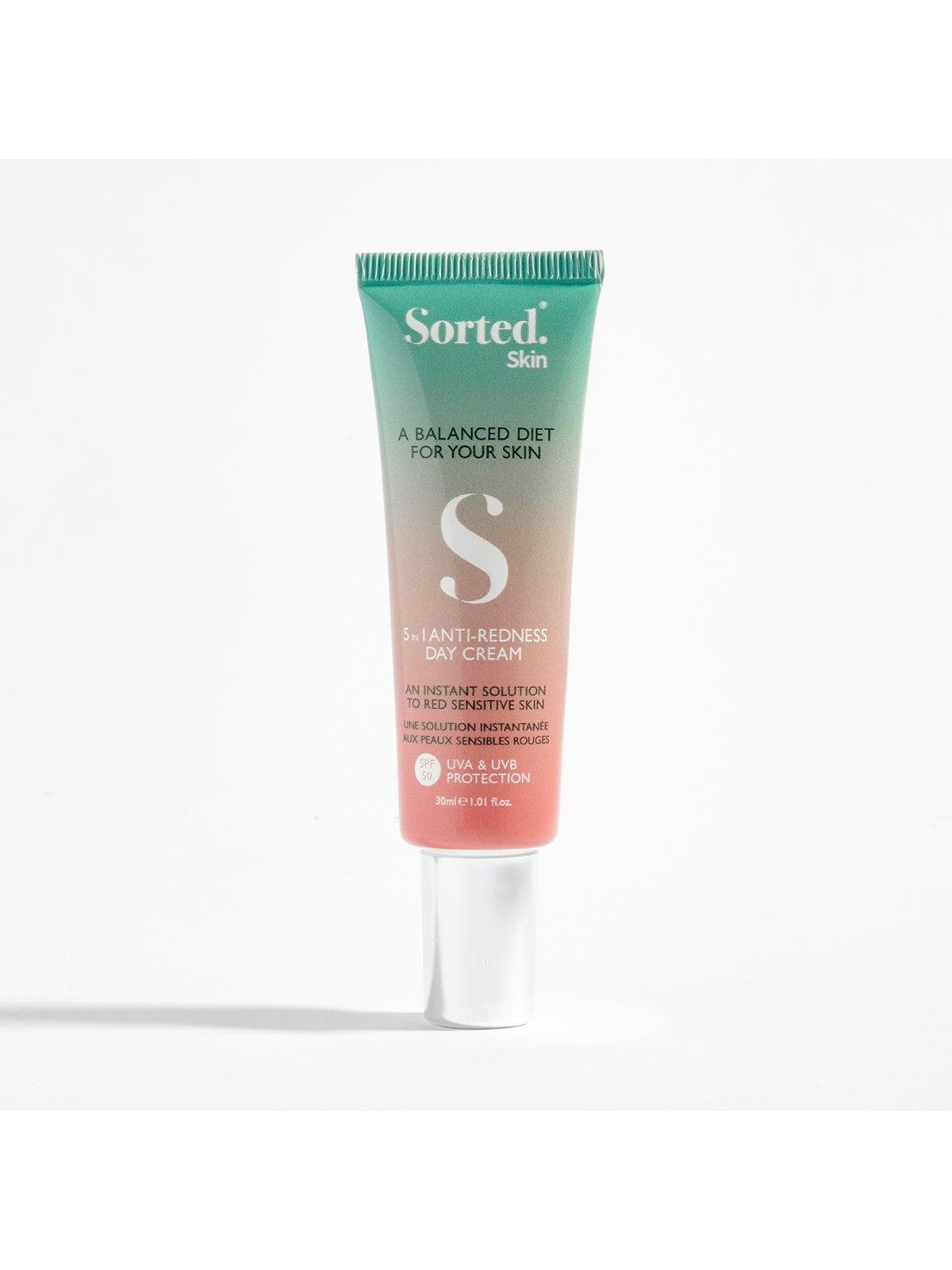 Sorted Skin 5 in 1 Anti-Redness Day Cream - SPF50, Ansigtspleje