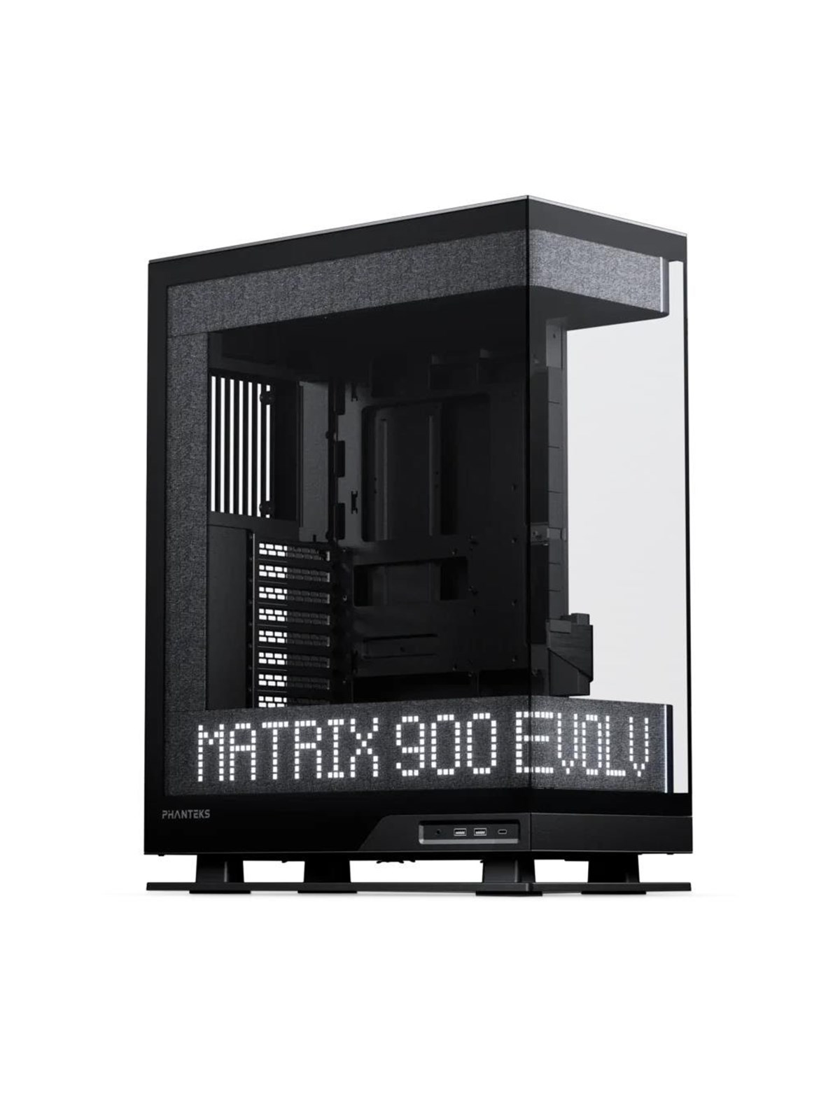 Phanteks Evolv Series X2 Matrix - Kabinet - Miditower - Sort, Kabinet