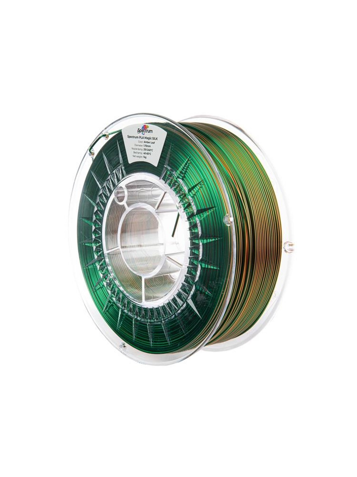 Spectrum 3D Filament / PLA Magic SILK / Amber Leaf / ?1.75mm / 1kg