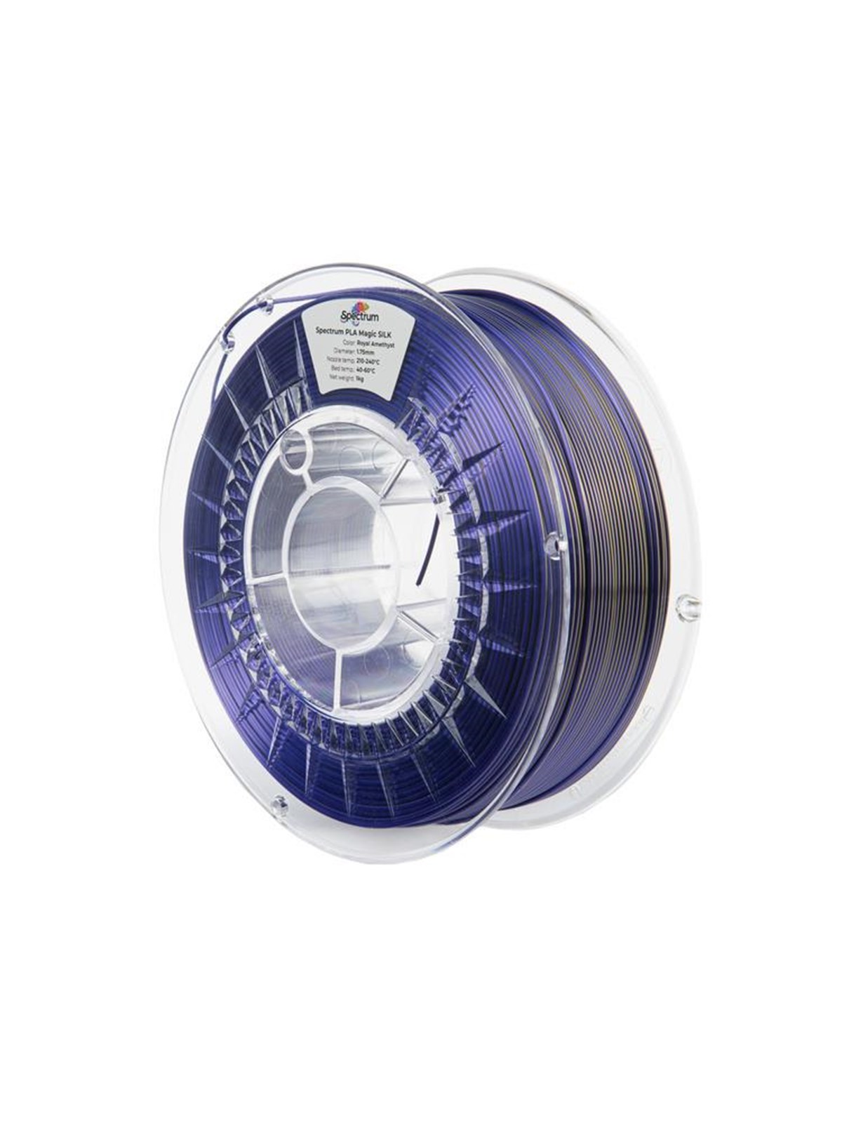 Spectrum 3D Filament / PLA Magic SILK / Royal Amethyst / ?1.75mm / 1kg