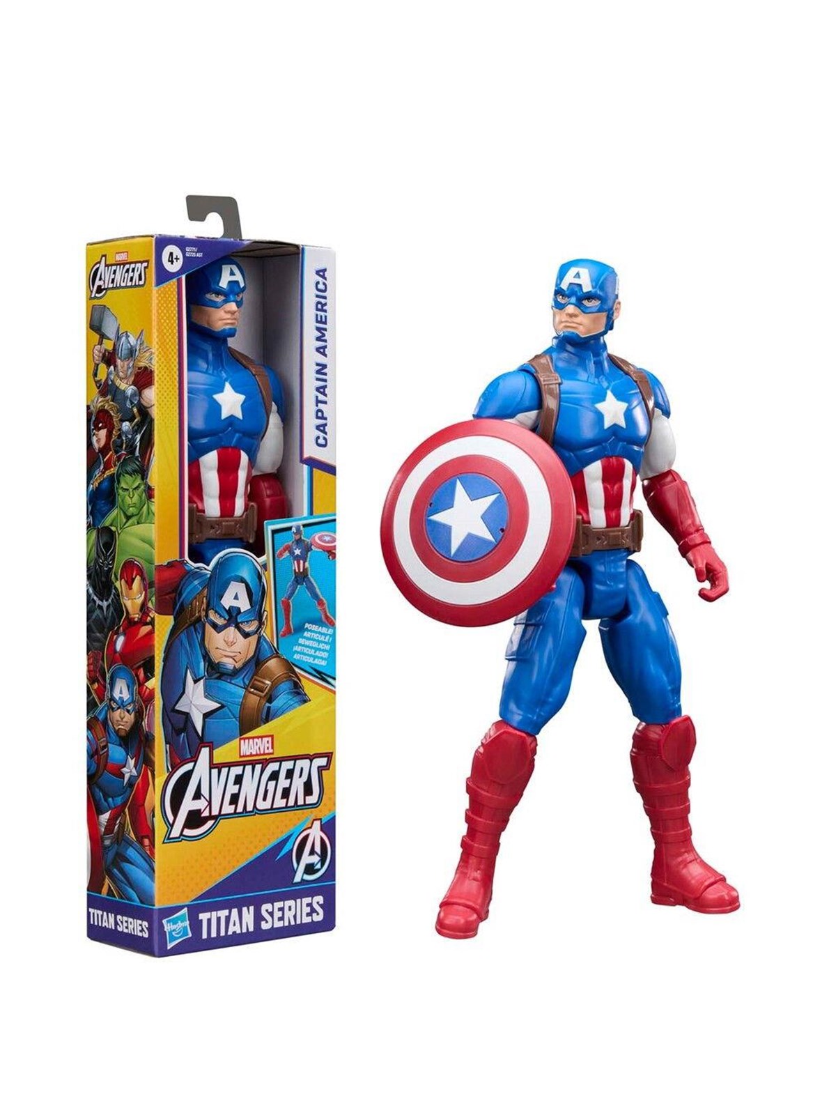 Avengers Titan Figure 30 cm V2 - Captain America, Figur