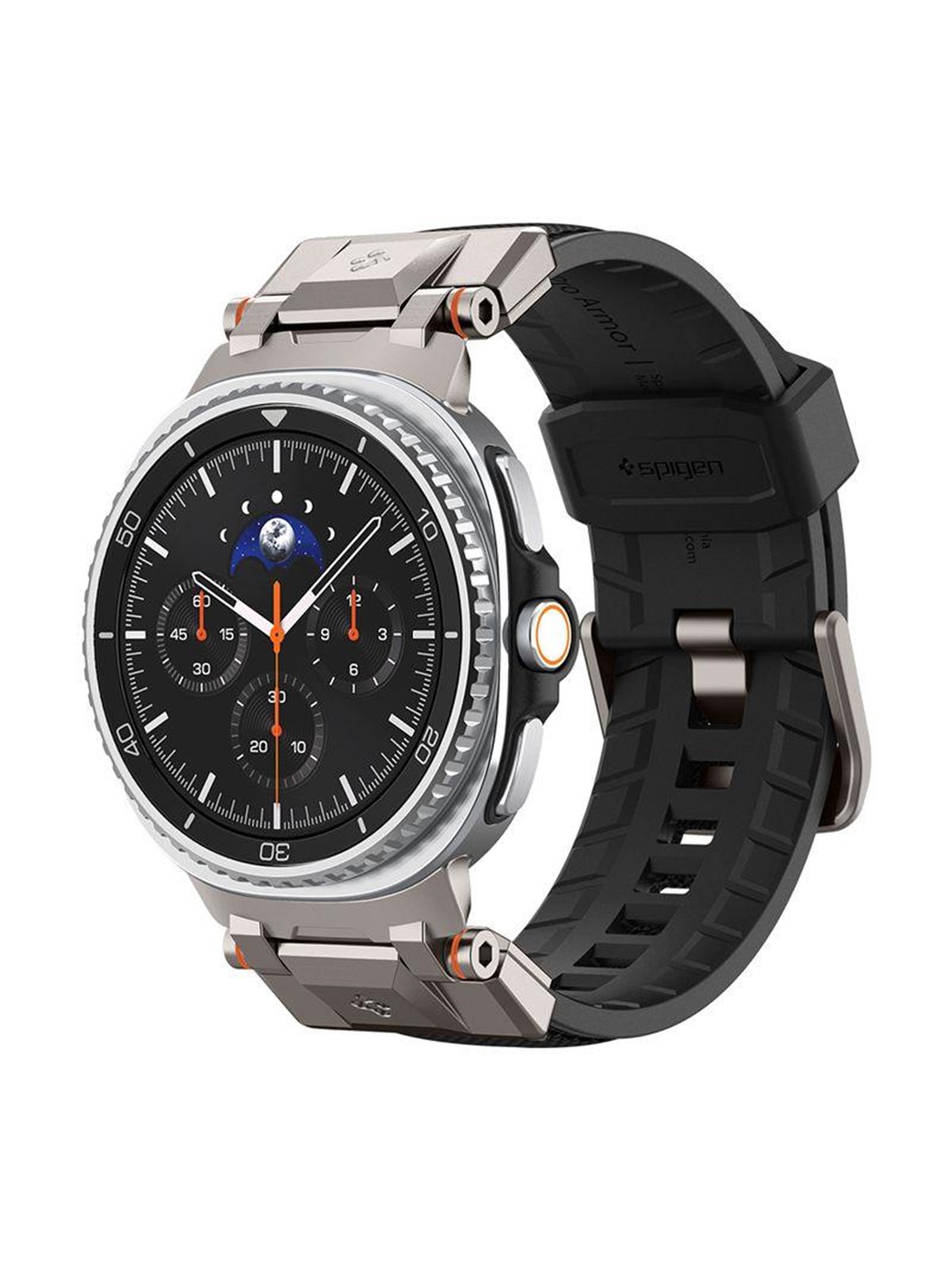 Spigen DuraPro Armor - black - Samsung Galaxy Watch 8 46mm/44mm/40mm, Smartwatch Tilbehør