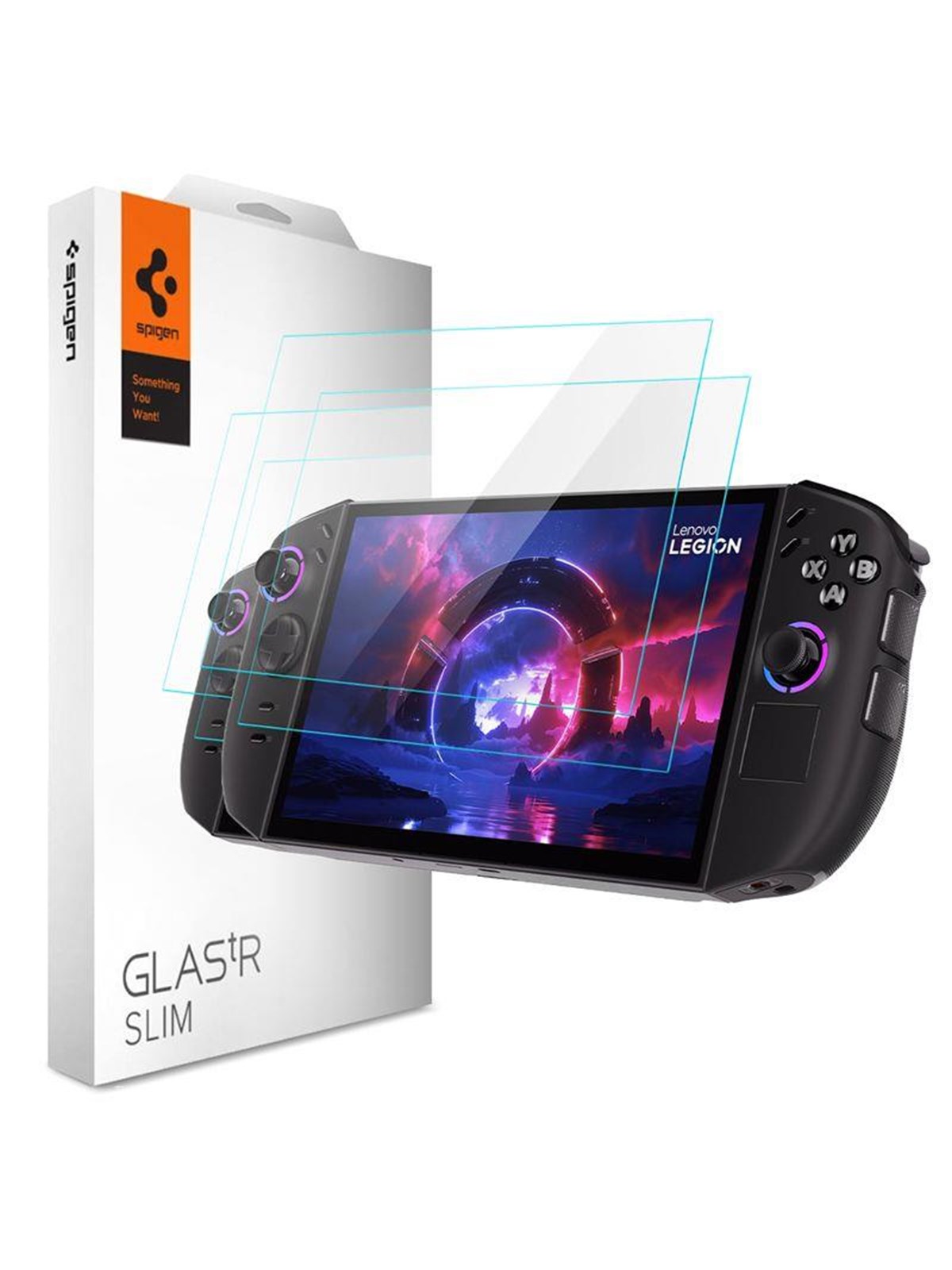 Spigen Glass tR Slim 2 Pack - Lenovo Legion Go 2 - Skærmbeskytter