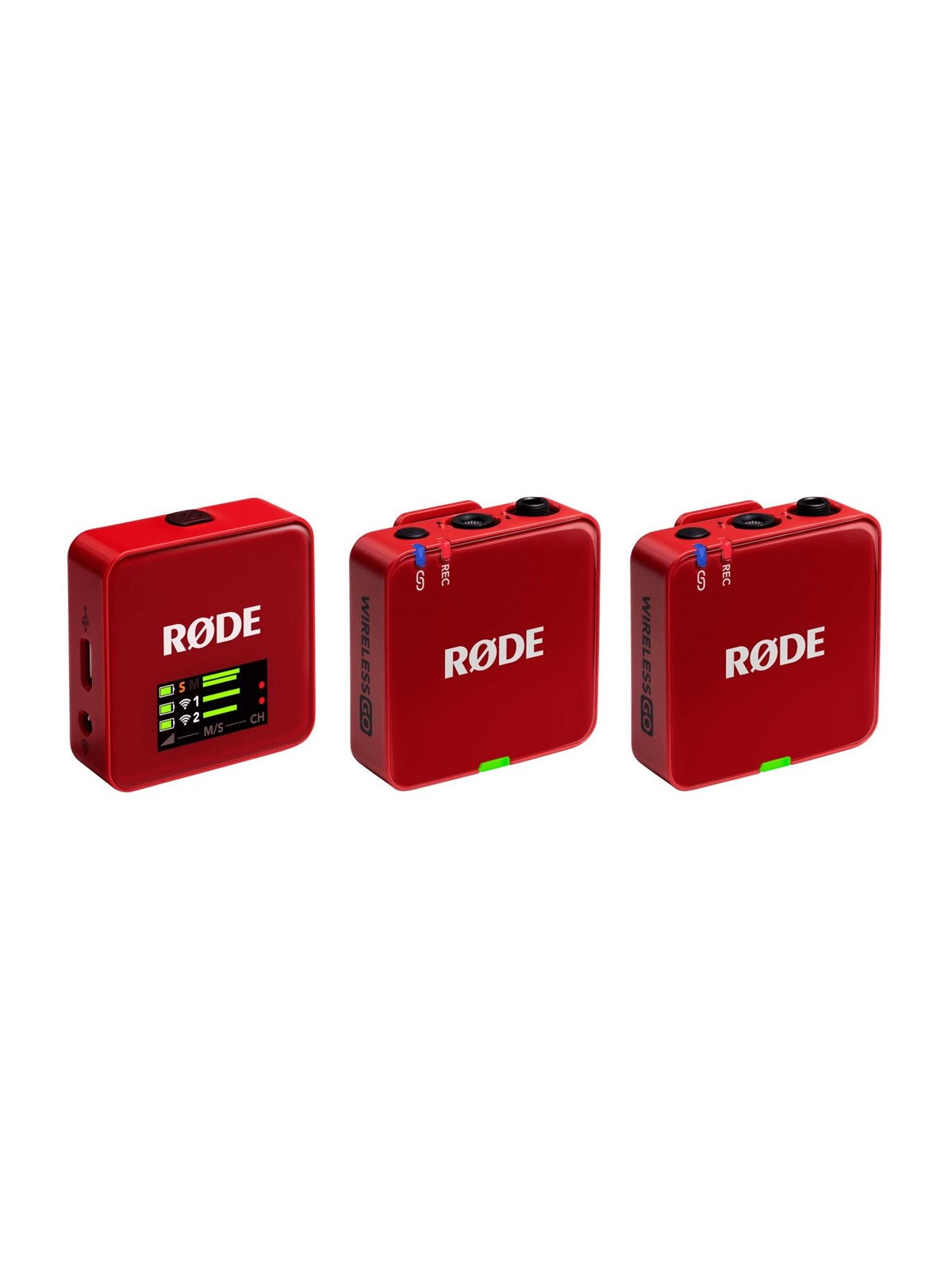 Røde Wireless GO (Gen 3) - Rød, Mikrofon