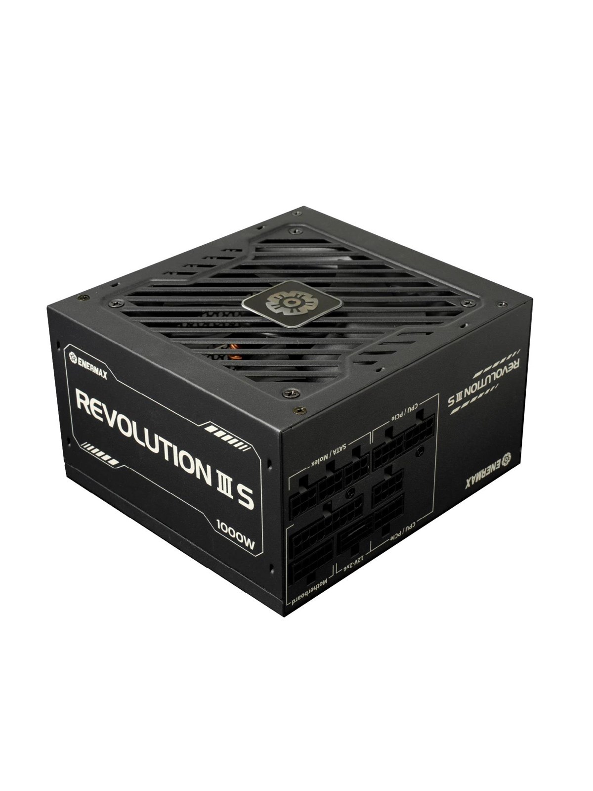 Enermax REVOLUTION III S Strømforsyning - 1000 Watt - 120 mm - ATX 3.1 - 80 Plus Platinum certified