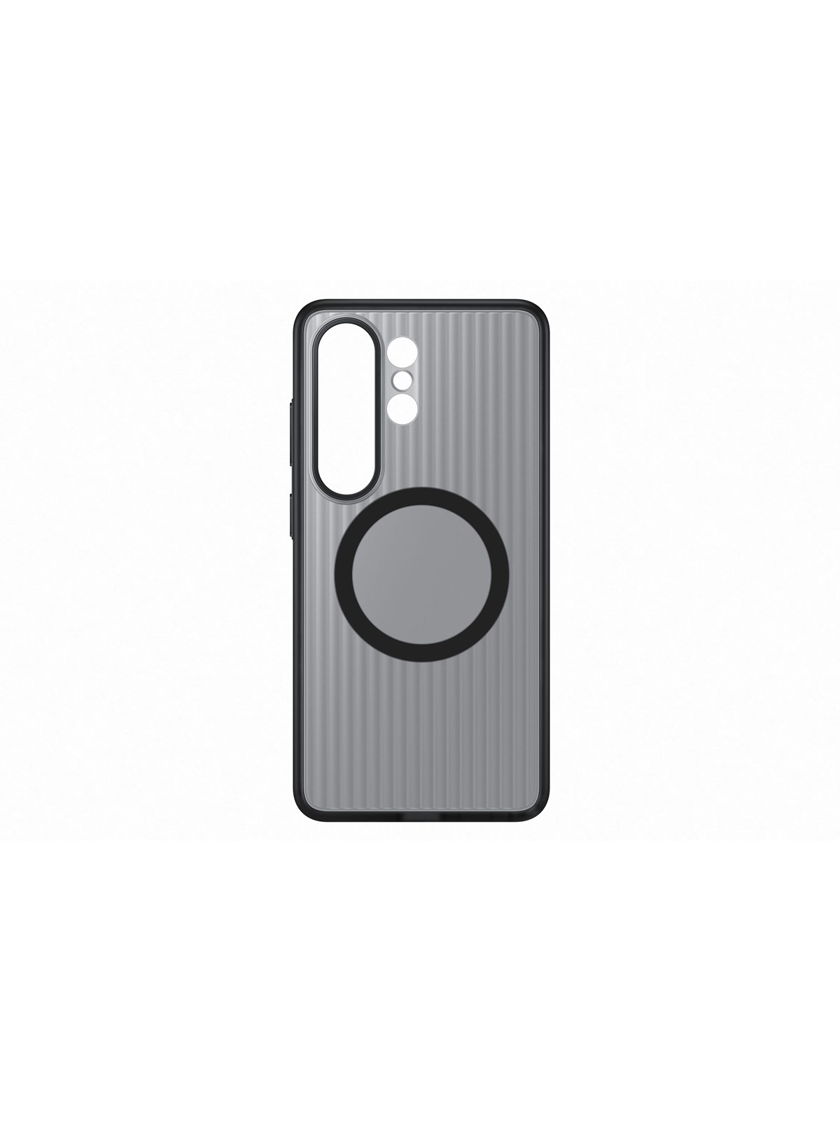 Samsung Galaxy S26 Ultra Rugged Magnet Case - Black Transparent, Mobilcover