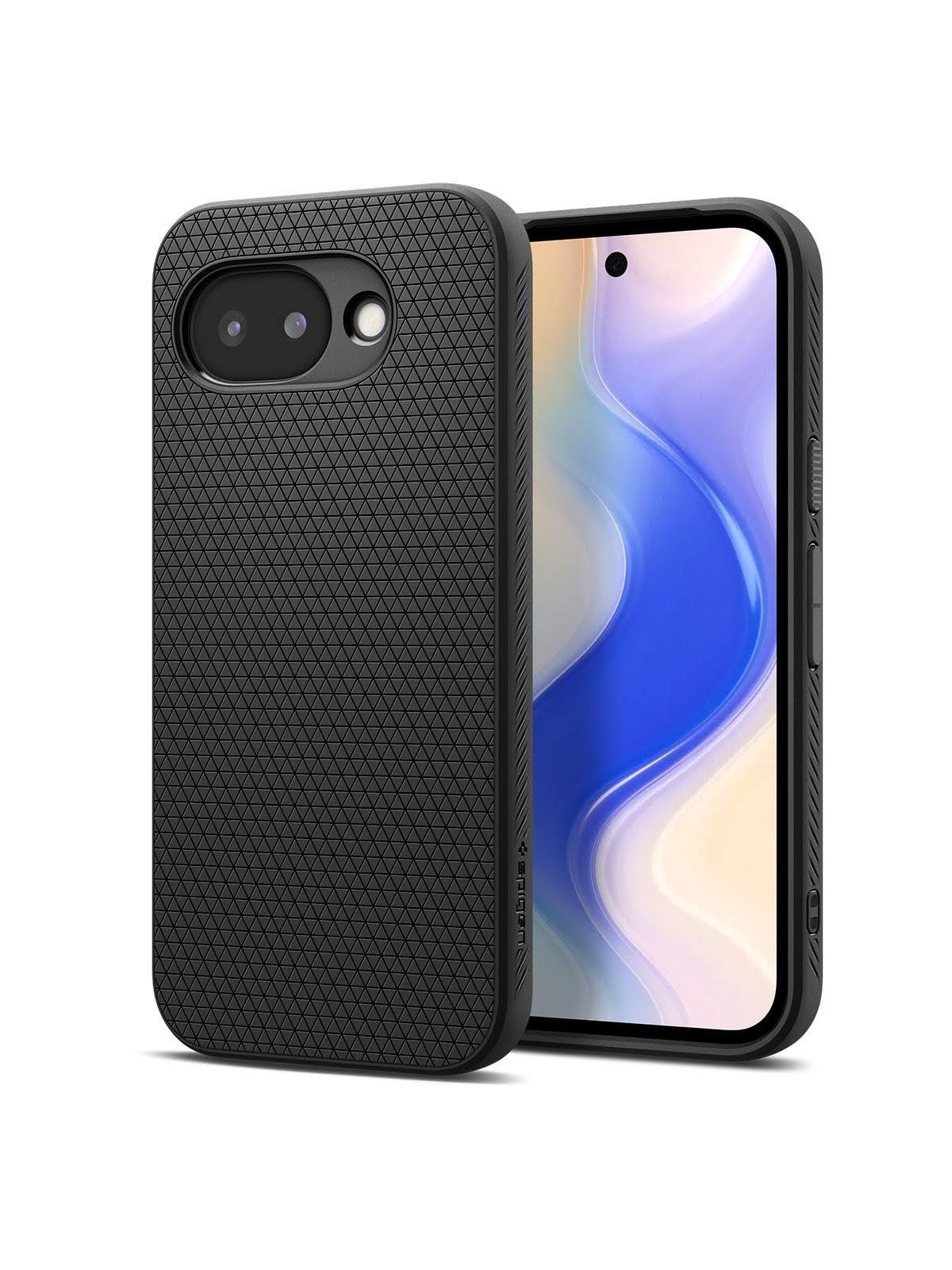 Spigen Liquid Air - Matt Black - Google Pixel 10a, Mobilcover