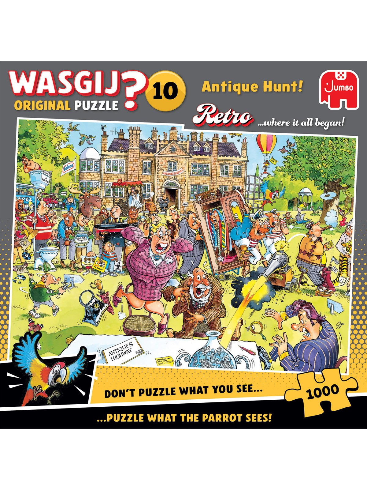 Wasgij Original 10 Antique Hunt! (1000)
