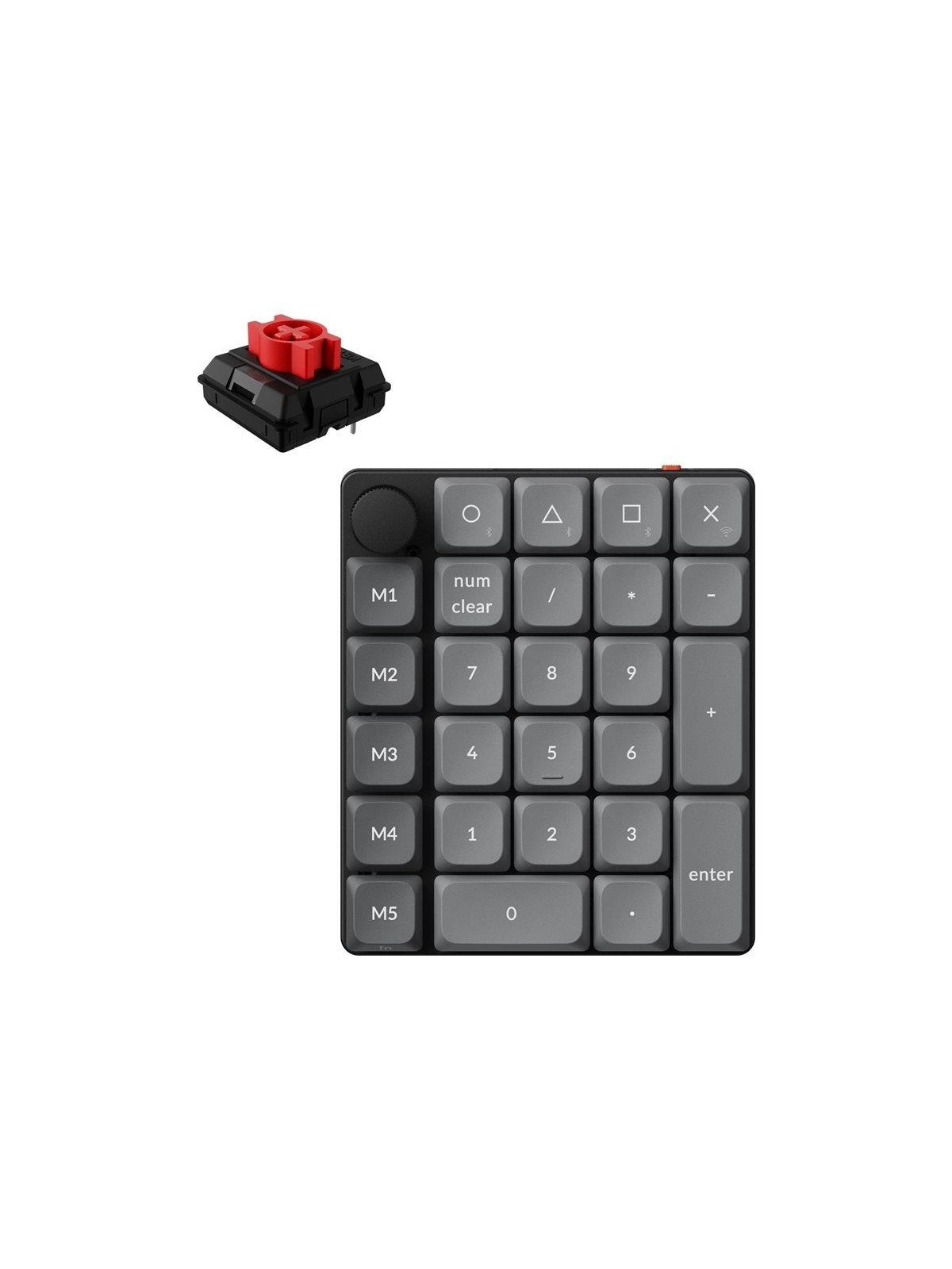 Keychron K0 Max QMK Wireless Custom Numpad - Numpad - Sort, Tastatur