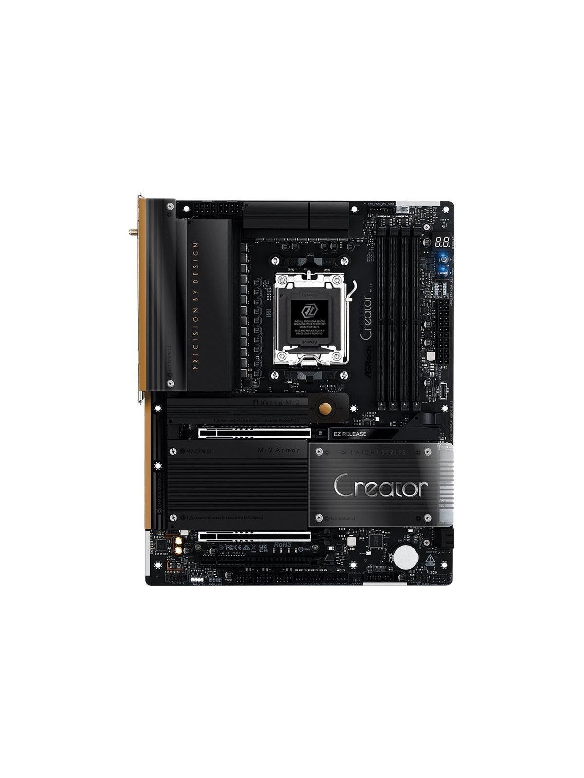ASRock X870 TAICHI CREATOR Bundkort - AMD X870 - AMD AM5 socket - DDR5 RAM - ATX