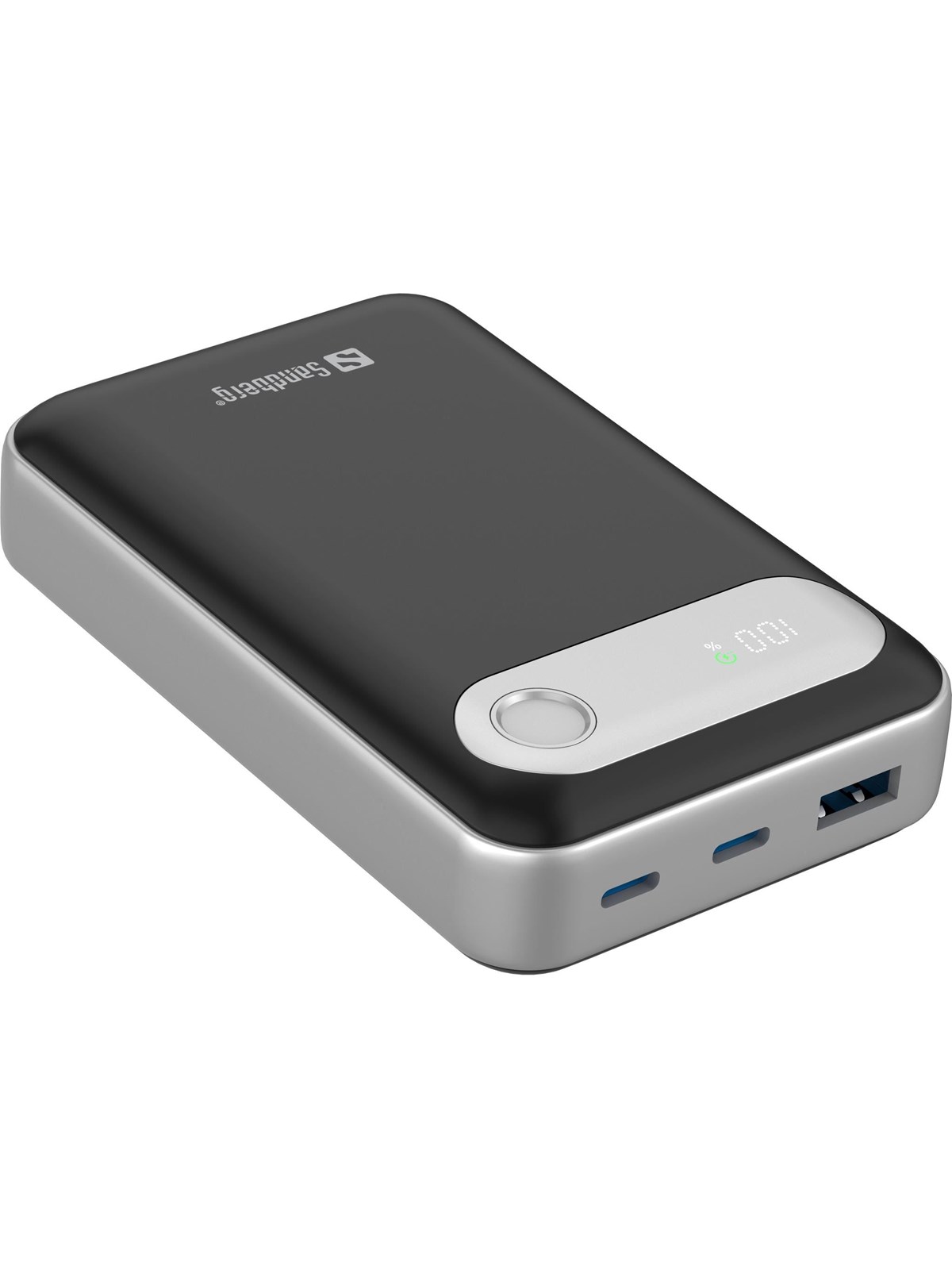 Sandberg Travel Powerbank 20000 PD35W Powerbank - Sort - 20000 Ah, Powerbank