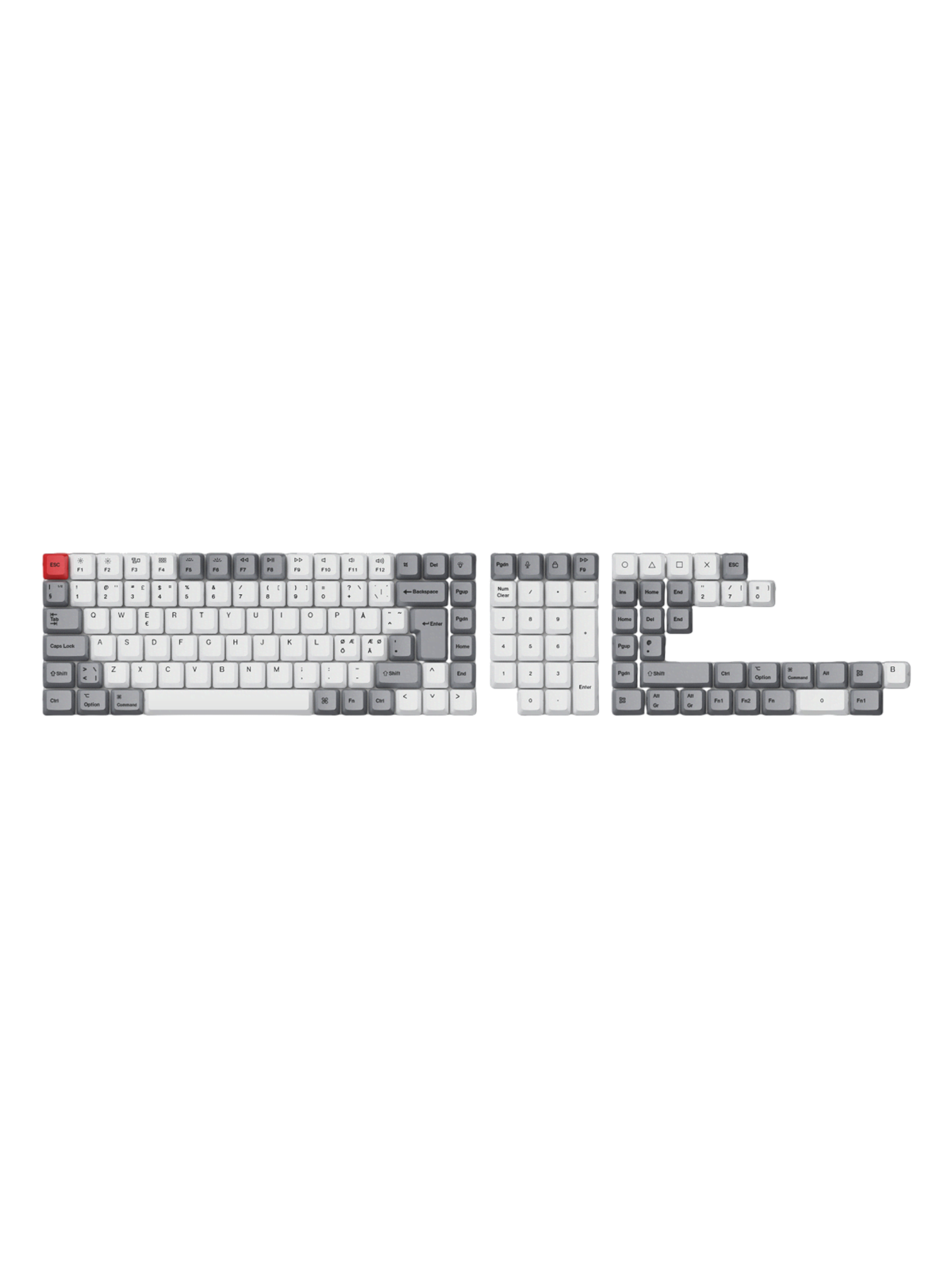 Keychron PBT Full Keycap Set Retro, Systemtilbehør
