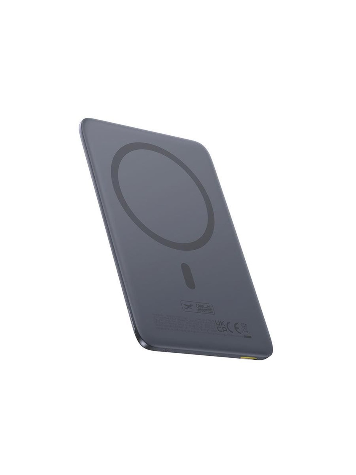 Baseus PicoGo Ultra-Slim 5000 mAh Wireless charging Grey Powerbank - Grå - 5000 mAh