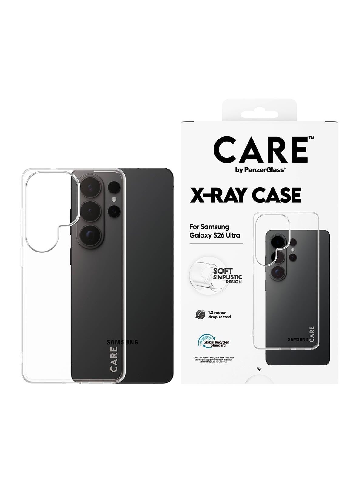 CARE by PanzerGlass X-Ray Case Samsung Galaxy S26 Ultra, Mobilcover