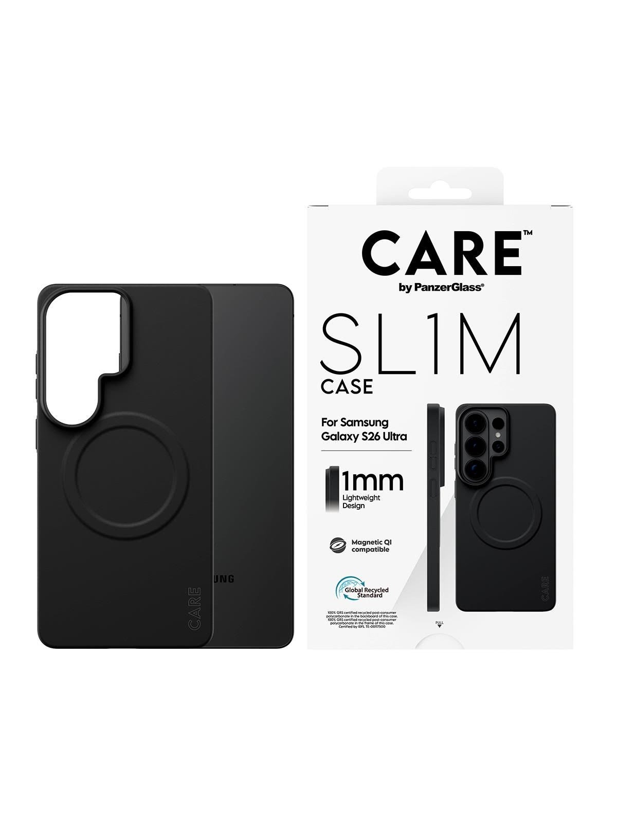 CARE by PanzerGlass SL1M Case Black Samsung Galaxy S26 Ultra, Mobilcover