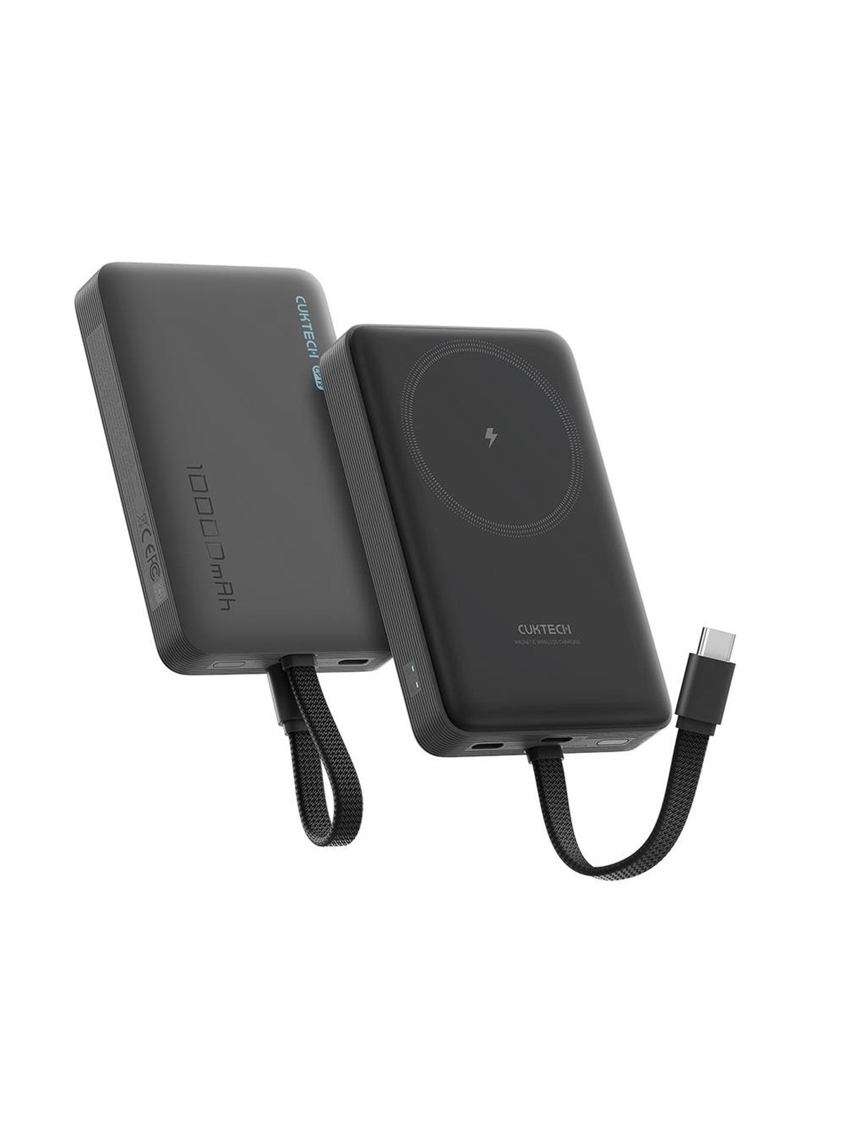 CUKTECH CP132ML MagSafe Compatible Powerbank - Sort - 10000 mAh, Powerbank