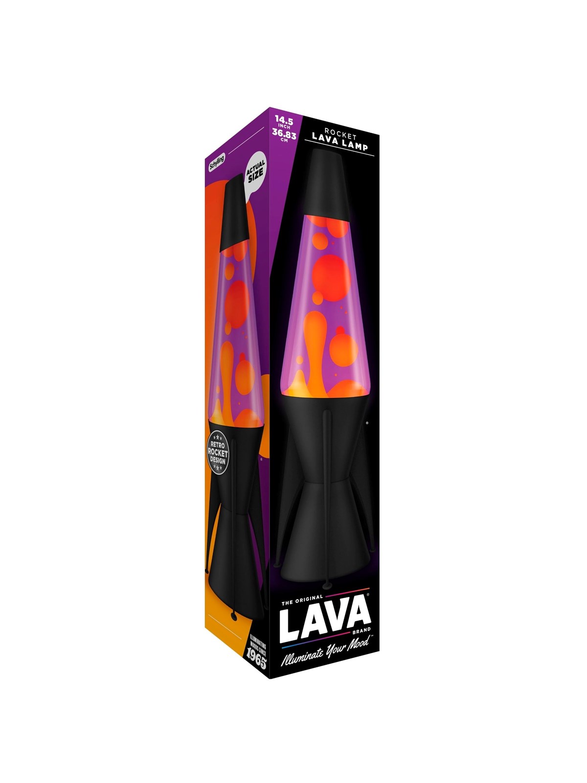 Lava Lamp 37cm Evenfall Rocket, Lampe