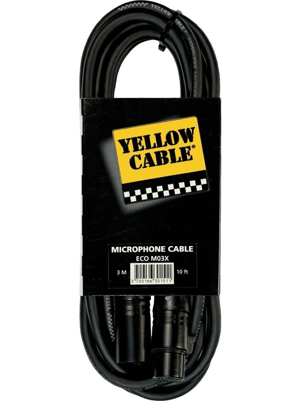 Yellow Cable M03X - XLR/XLR 3m., Audiokabel