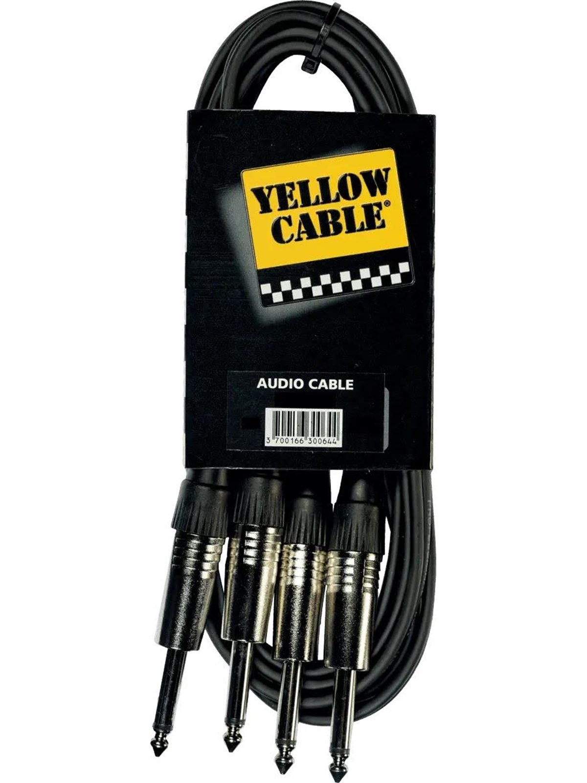 Yellow Cable K08-6 - 2 x 1/4" Jack mono - 2 x 1/4" Jack mono, Audiokabel
